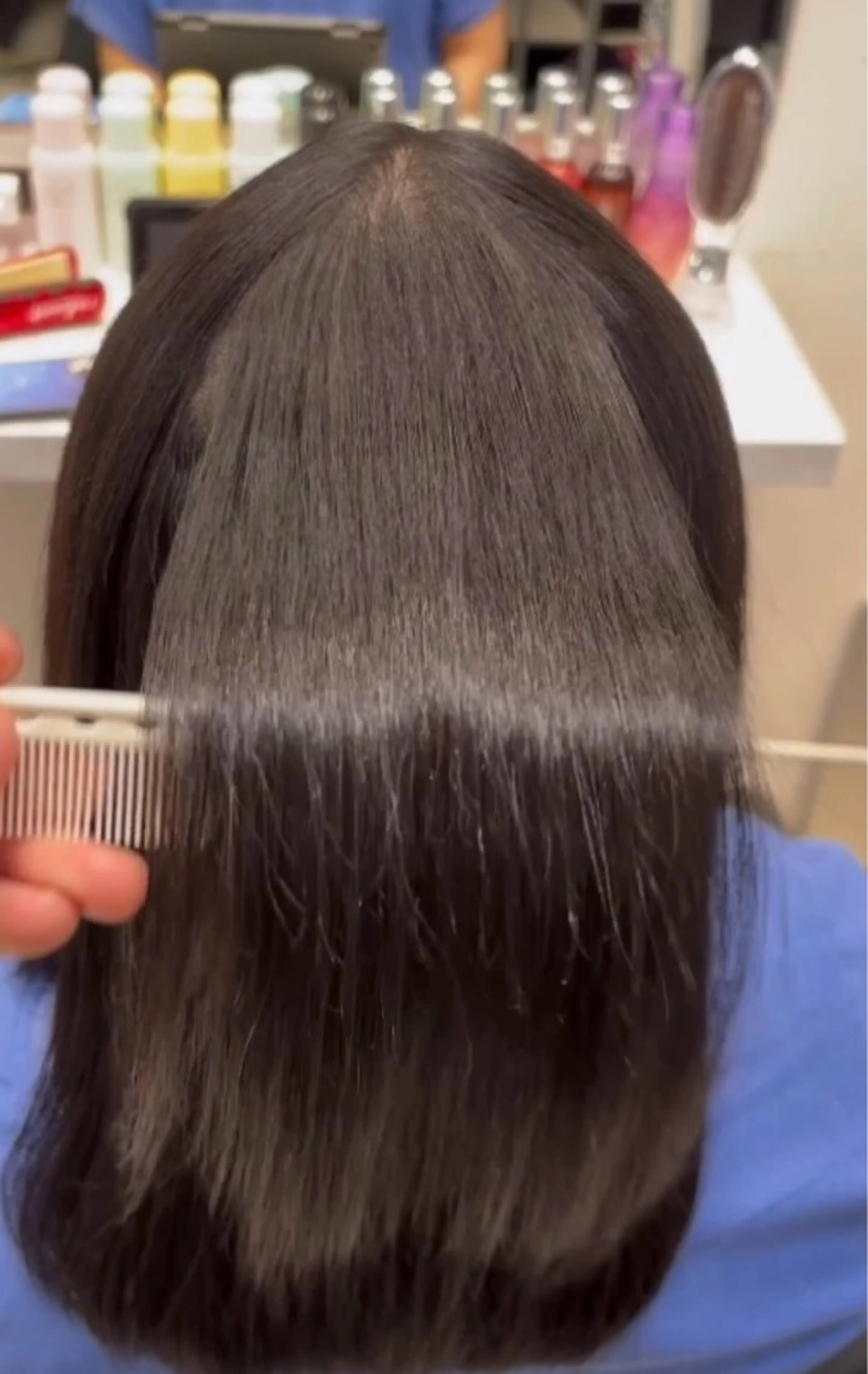 セミロング カット 縮毛矯正 トリートメント SALOWIN梅田　　サロウィン所属・縮毛•酸性矯正特化/ 美髪•髪質改善/KJのヘアスタイル