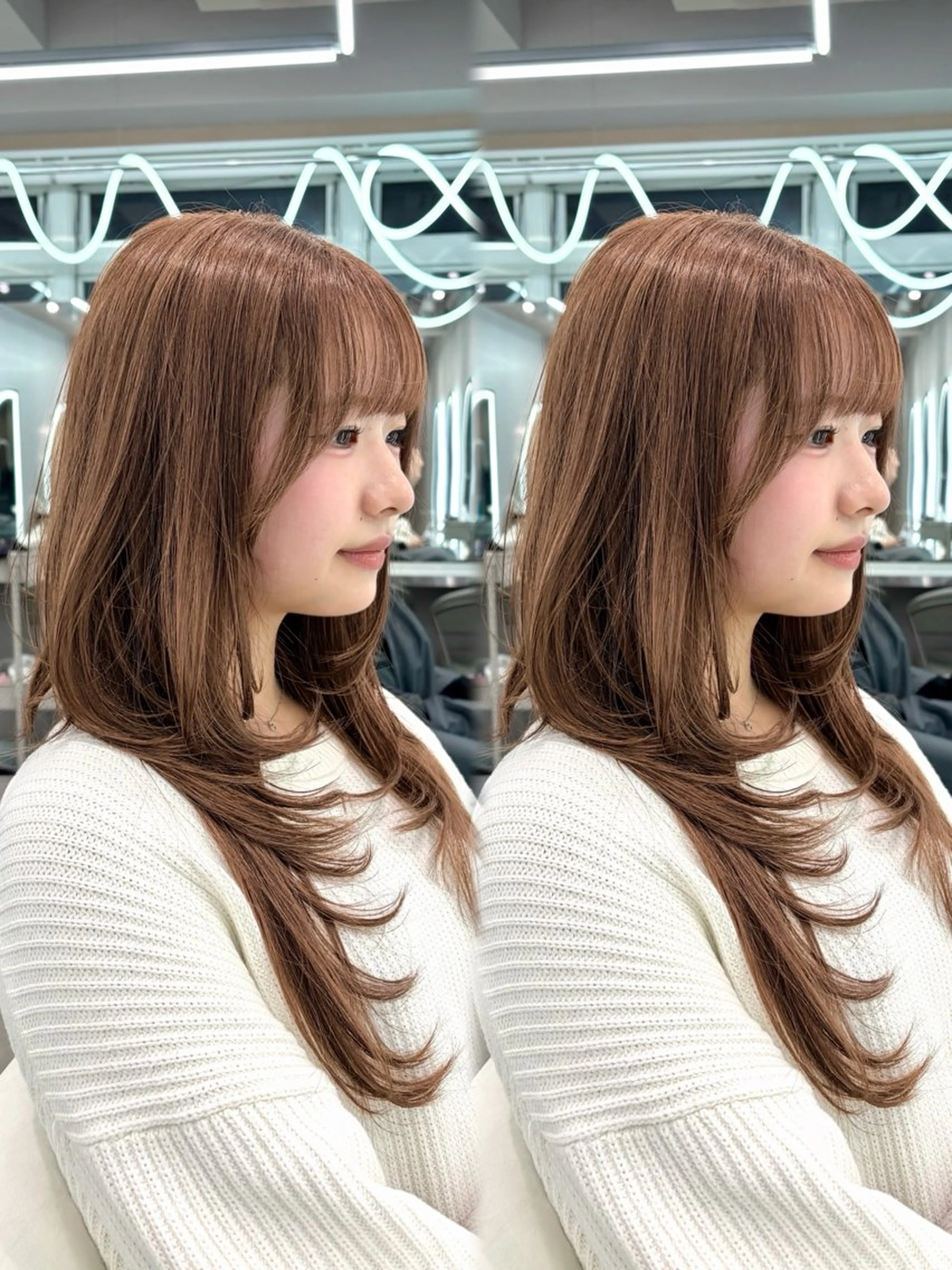 ロング カット ヘアカラー トリートメント 大宮🤍縮毛矯正 髪質改善🪽なるのヘアスタイル