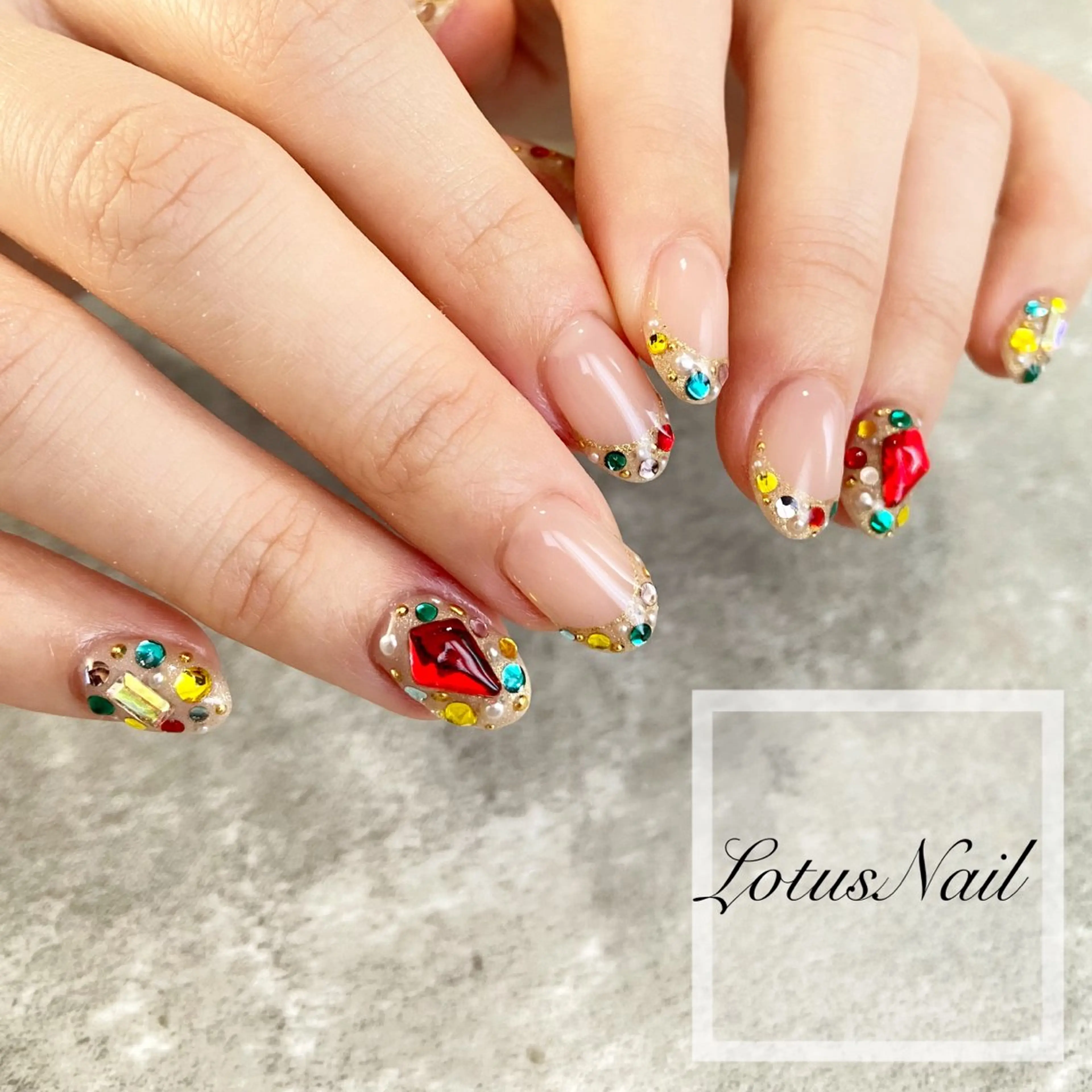 ネイル ハンドネイル Lotus Nailのネイルデザイン