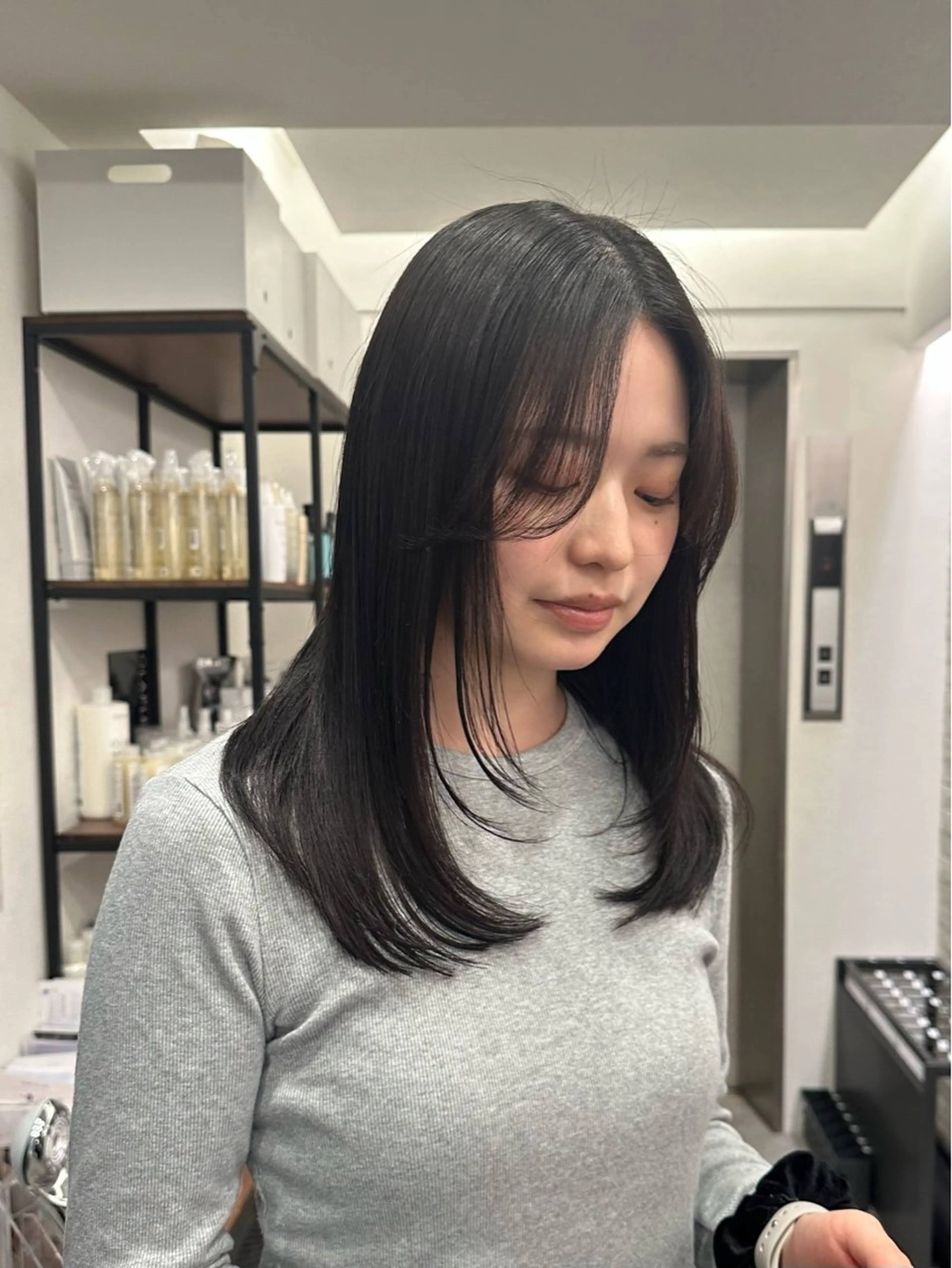 セミロング 銀座/ヘアセット シマムラ ミホのヘアスタイル