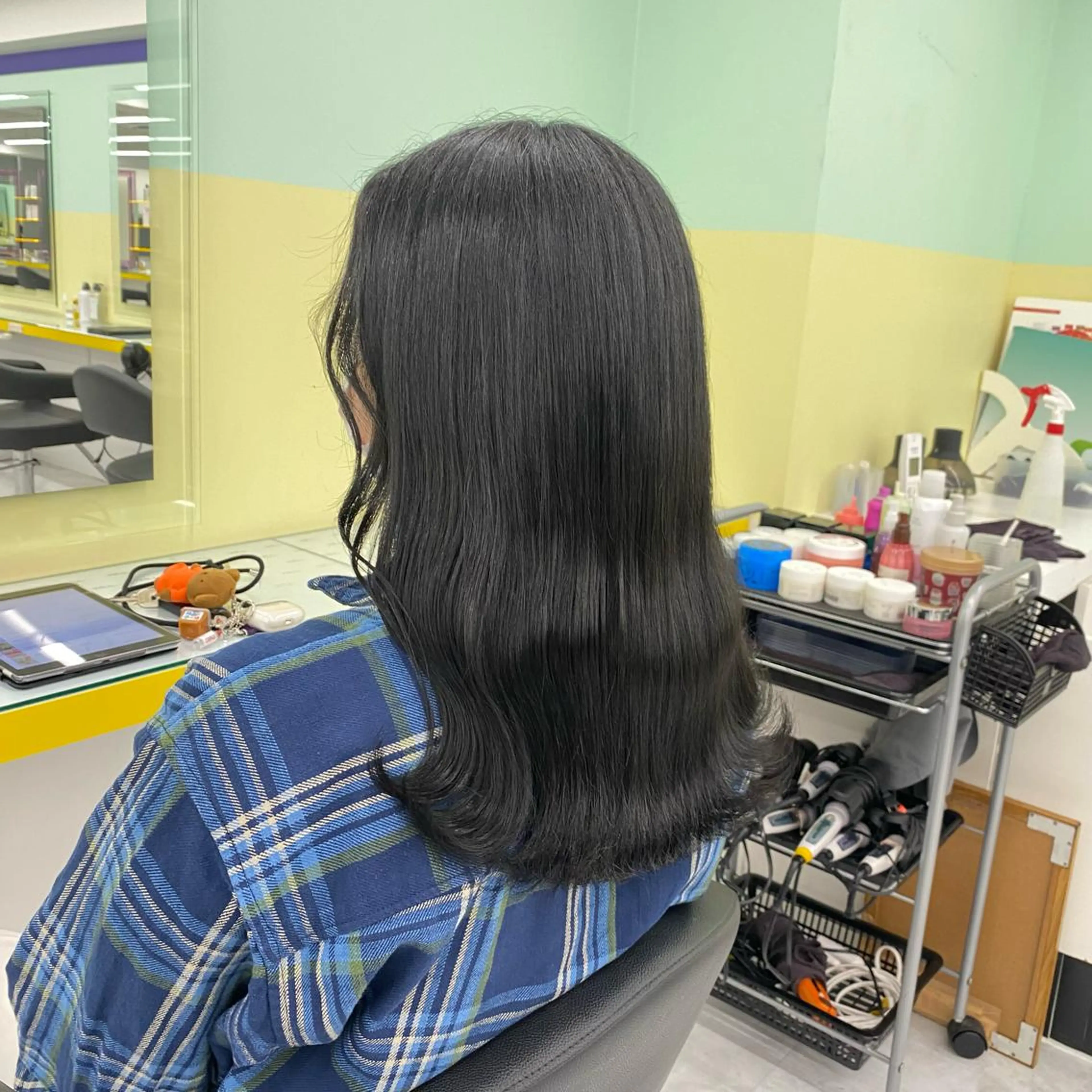 ミディアム カラー パーマ ヘアアレンジ メンズ キッズ ネイル マツエク・マツパ アイブロウ ヘアカラー Lumo所属・💖横浜ブリーチなし 💖MIHOのヘアスタイル