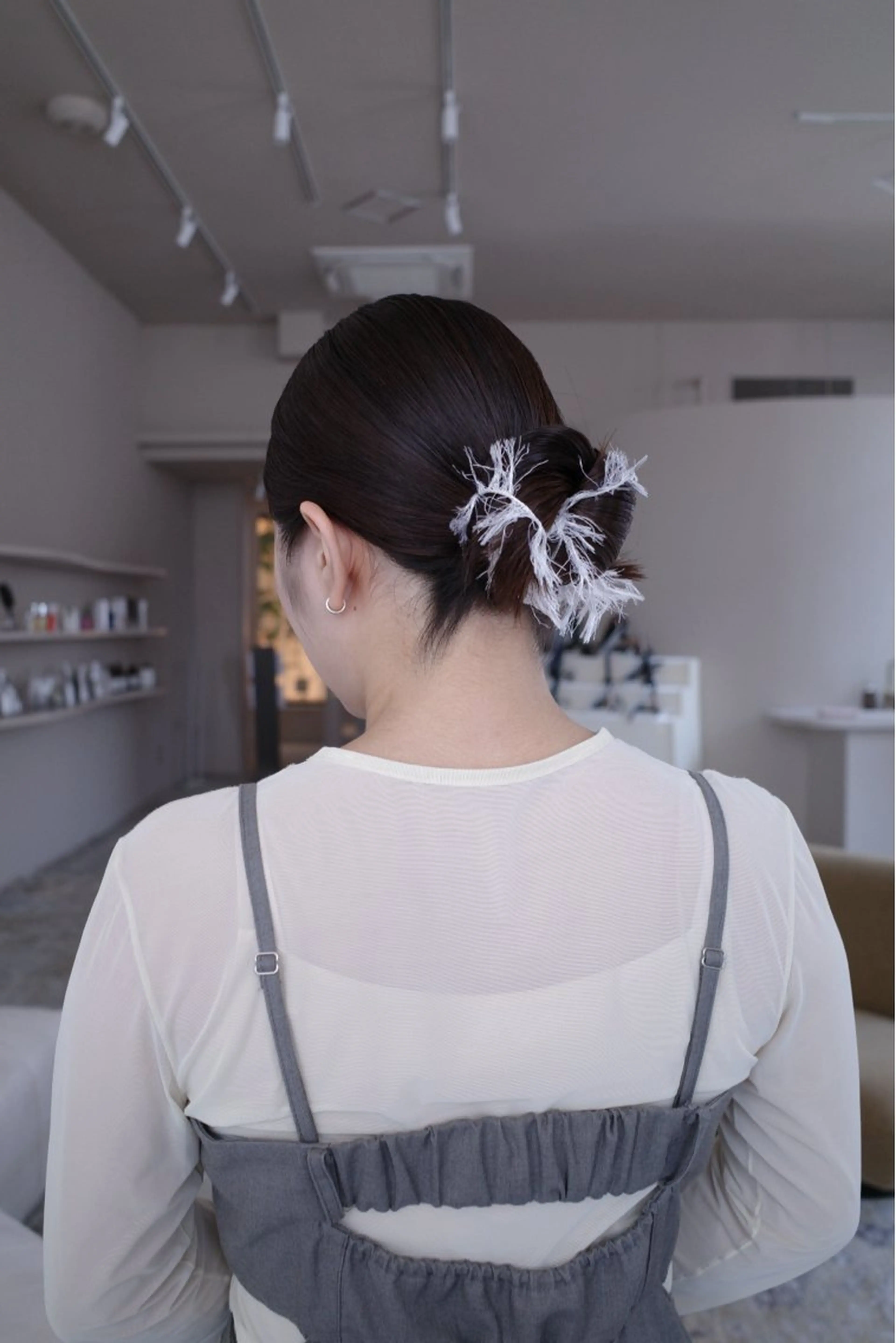 セミロング tukka soin KOBE所属・NAGI ヘアメイクのヘアスタイル