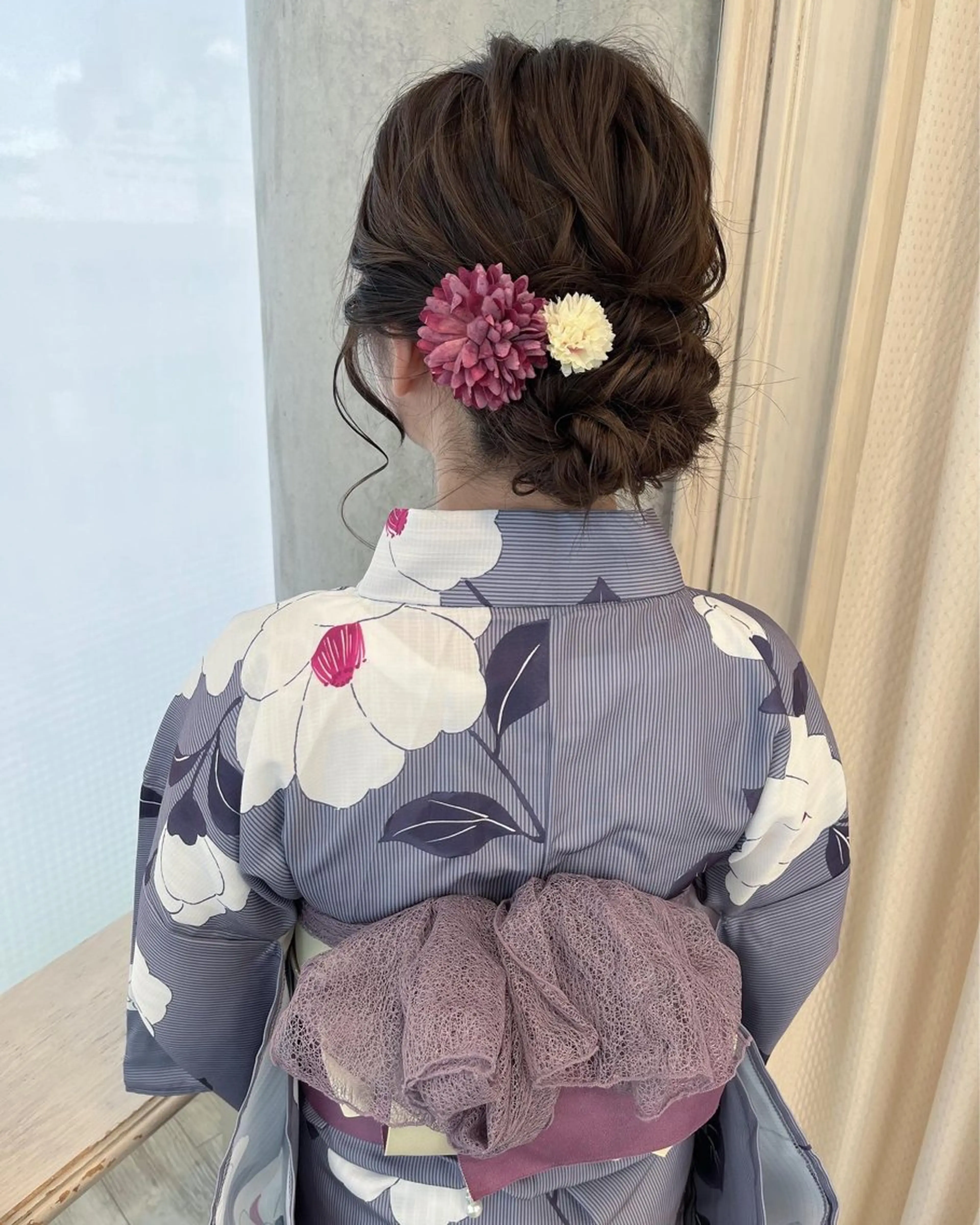 セミロング ヘアアレンジ サソウ ユリエ🥥のヘアスタイル