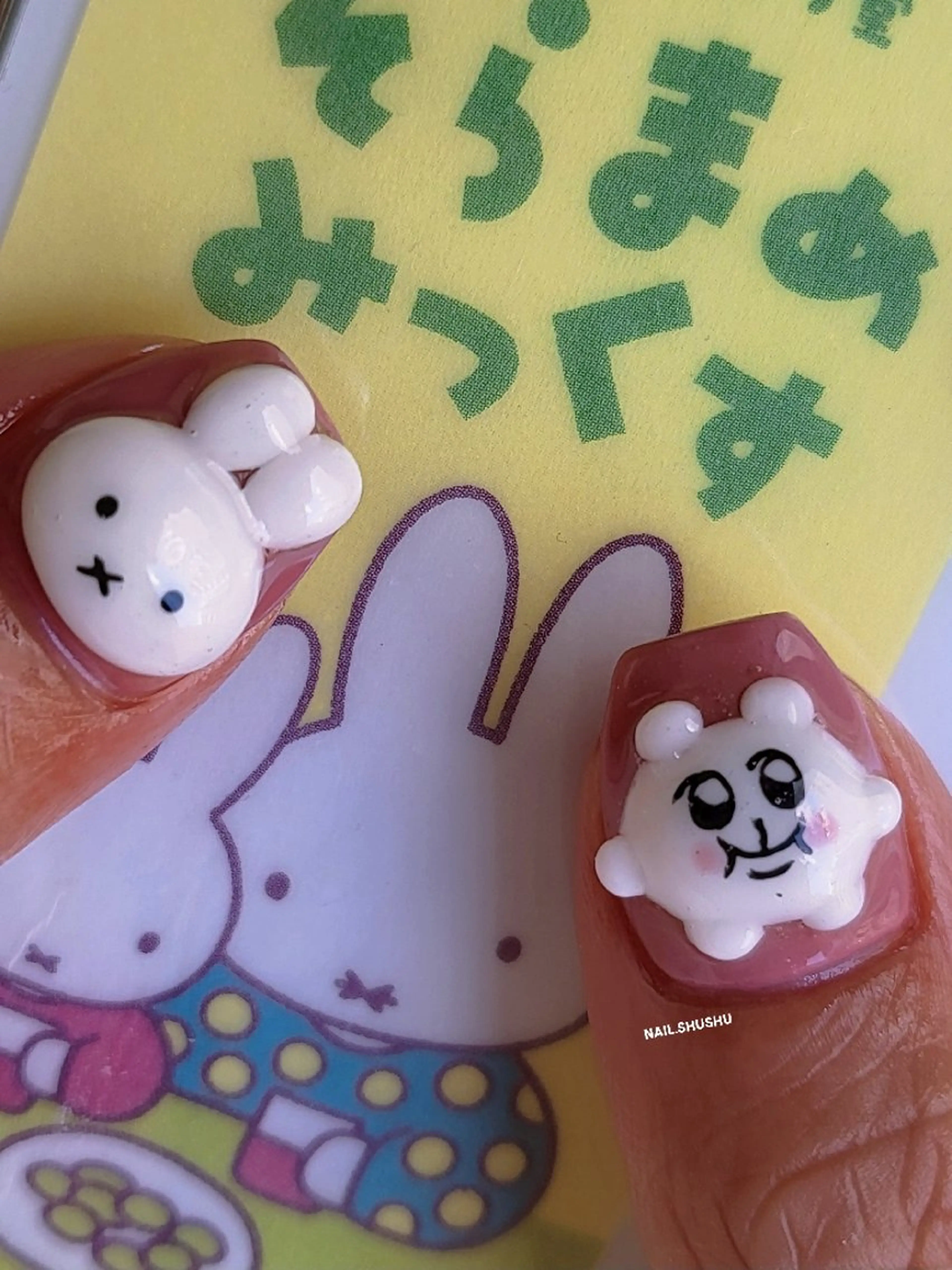 ネイル ハンドネイル 3dパーツ/流行り 👧shushu❤️のネイルデザイン