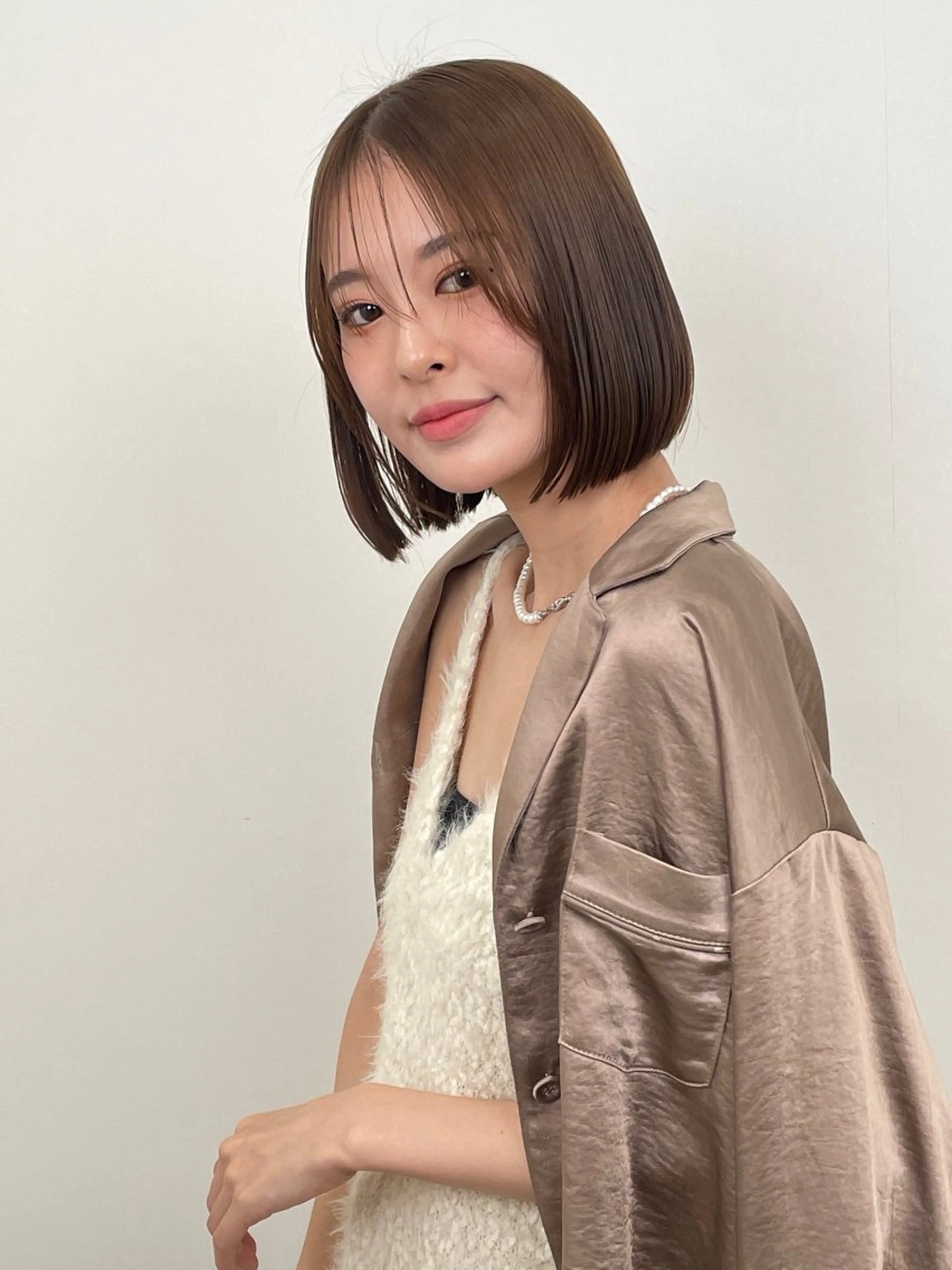 ショート カラー 森 亜紗美のヘアスタイル