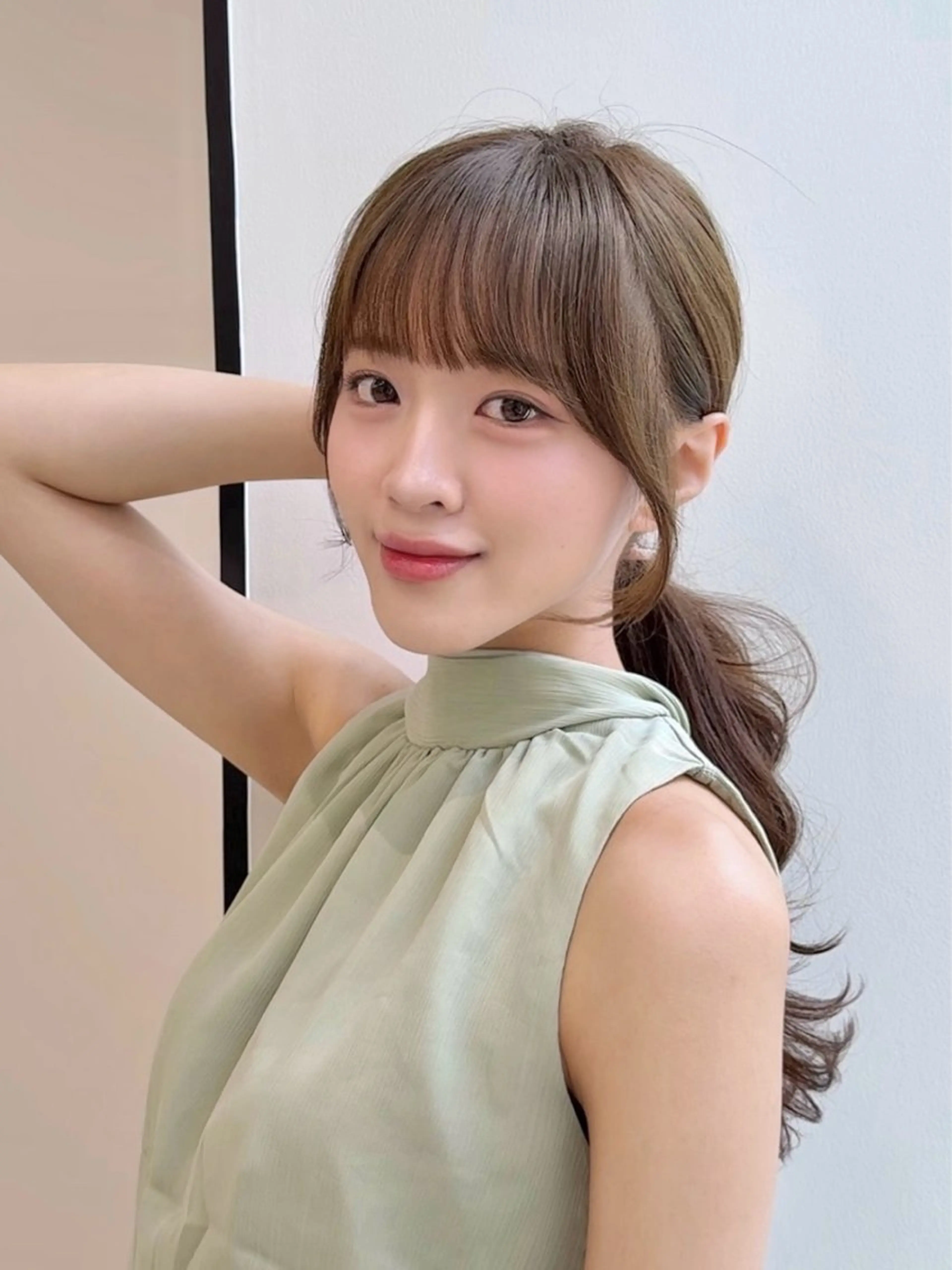 ロング カラー カット 韓国ヘア/レイヤー カット SAKURAのヘアスタイル