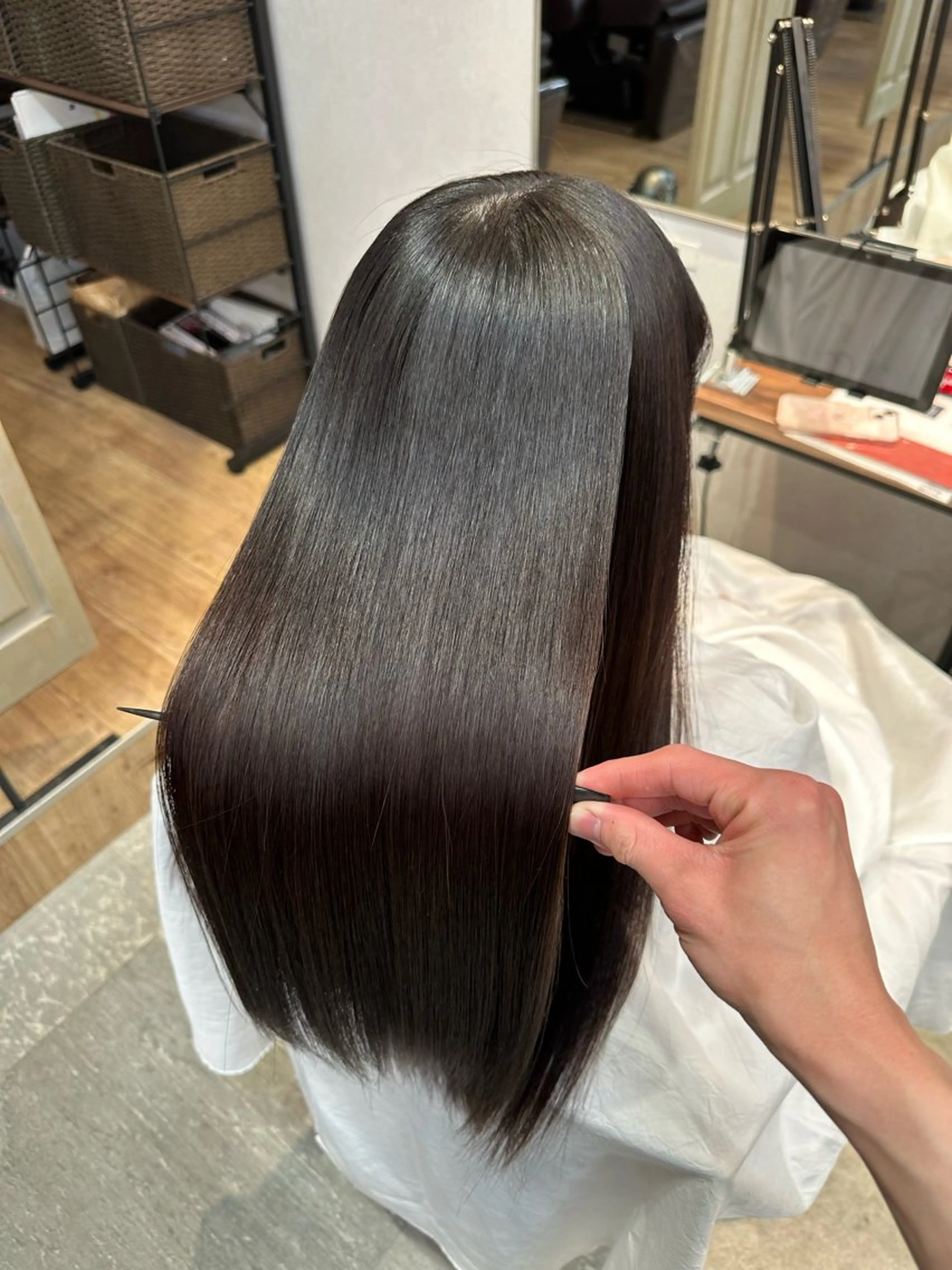 ロング 縮毛矯正 トリートメント ヘッドスパ 縮毛矯正/髪質改善 古賀歩のヘアスタイル