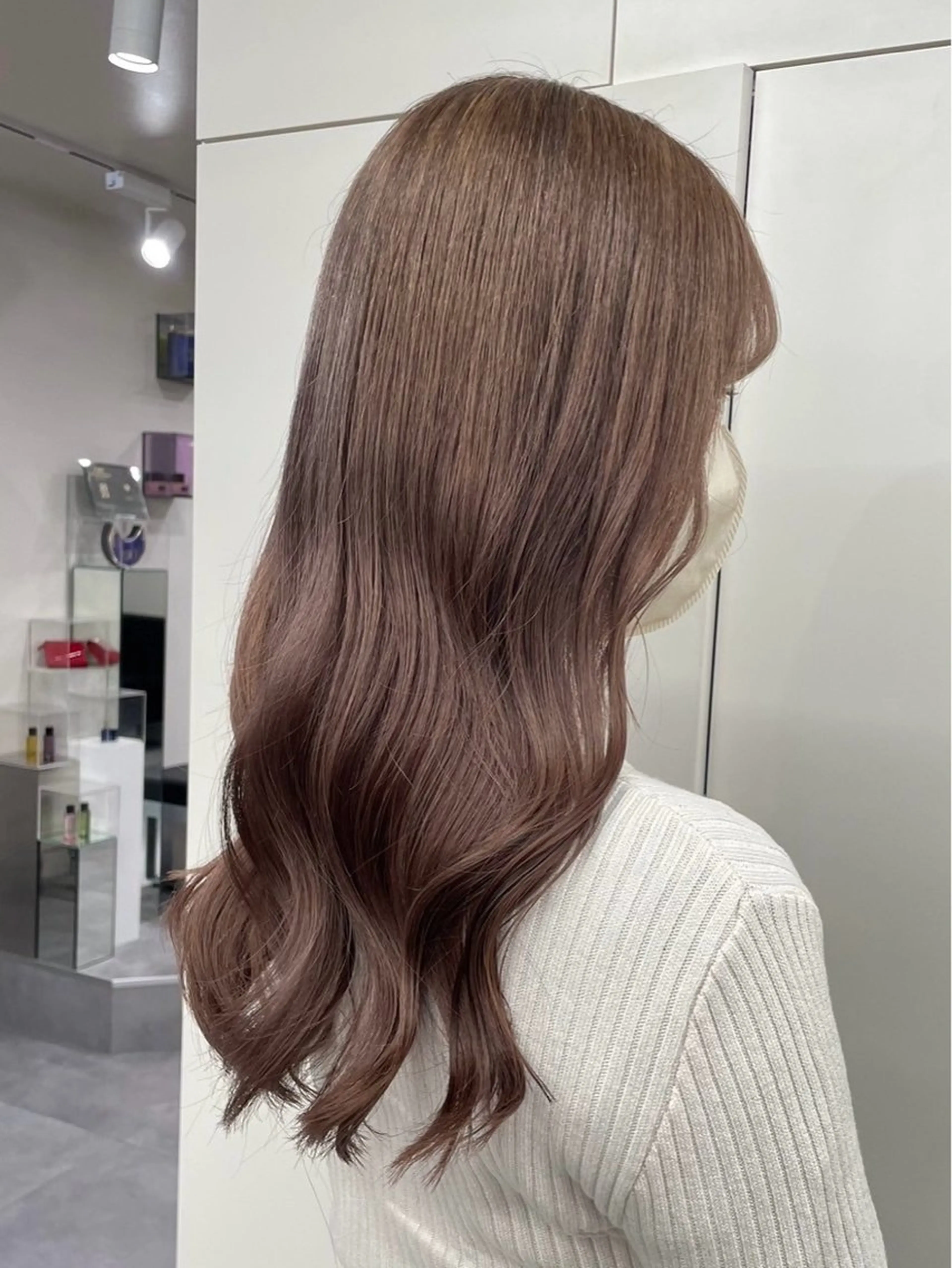 カラー ブラウンカラー ヘアカラー トリートメント 【美髪ストレート】✨ 小川さくらのヘアスタイル