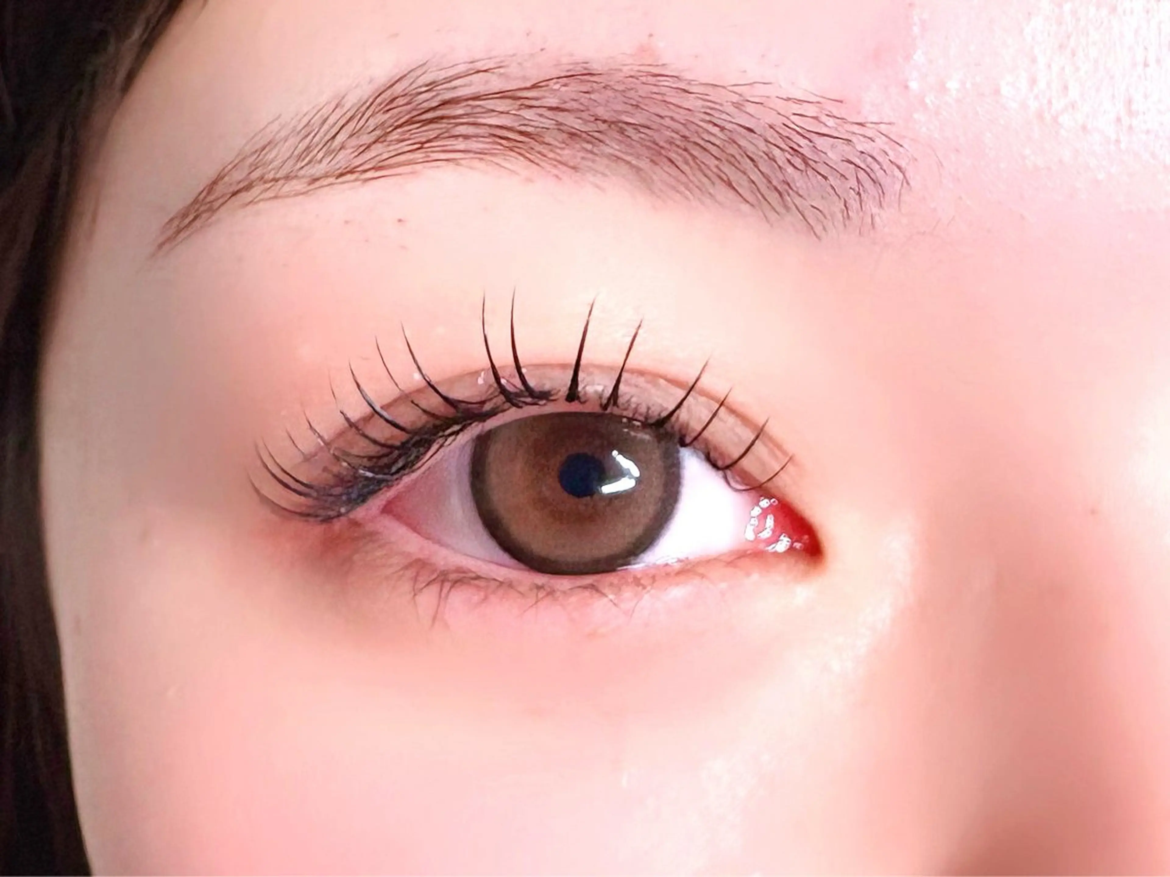 マツエク・マツパ バインドロック フラットラッシュ ナチュラル 一重×まつ毛パーマ ENNE Lash&Blow by&ERA所属・ENNE💎 Rikaのマツエク・マツパデザイン