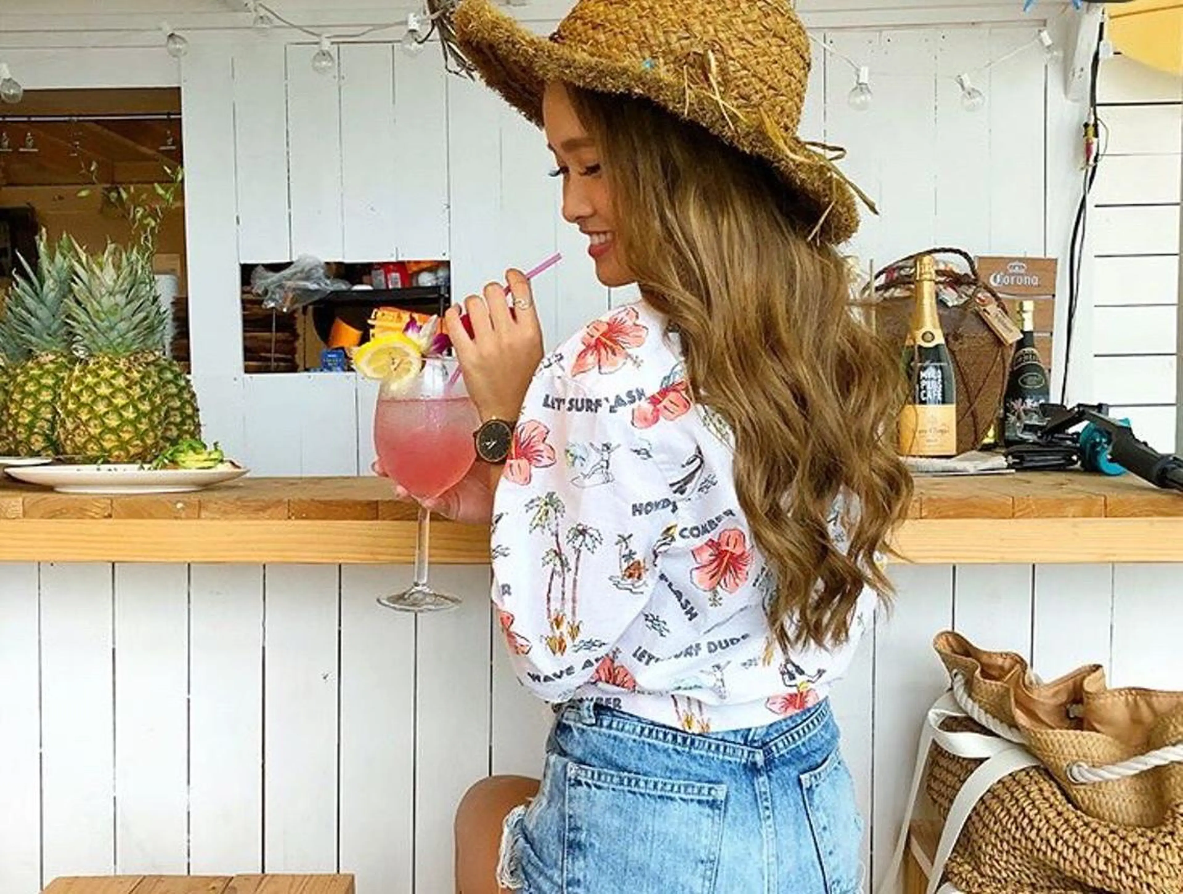 ロング カラー パーマ Device ディバイスのヘアスタイル