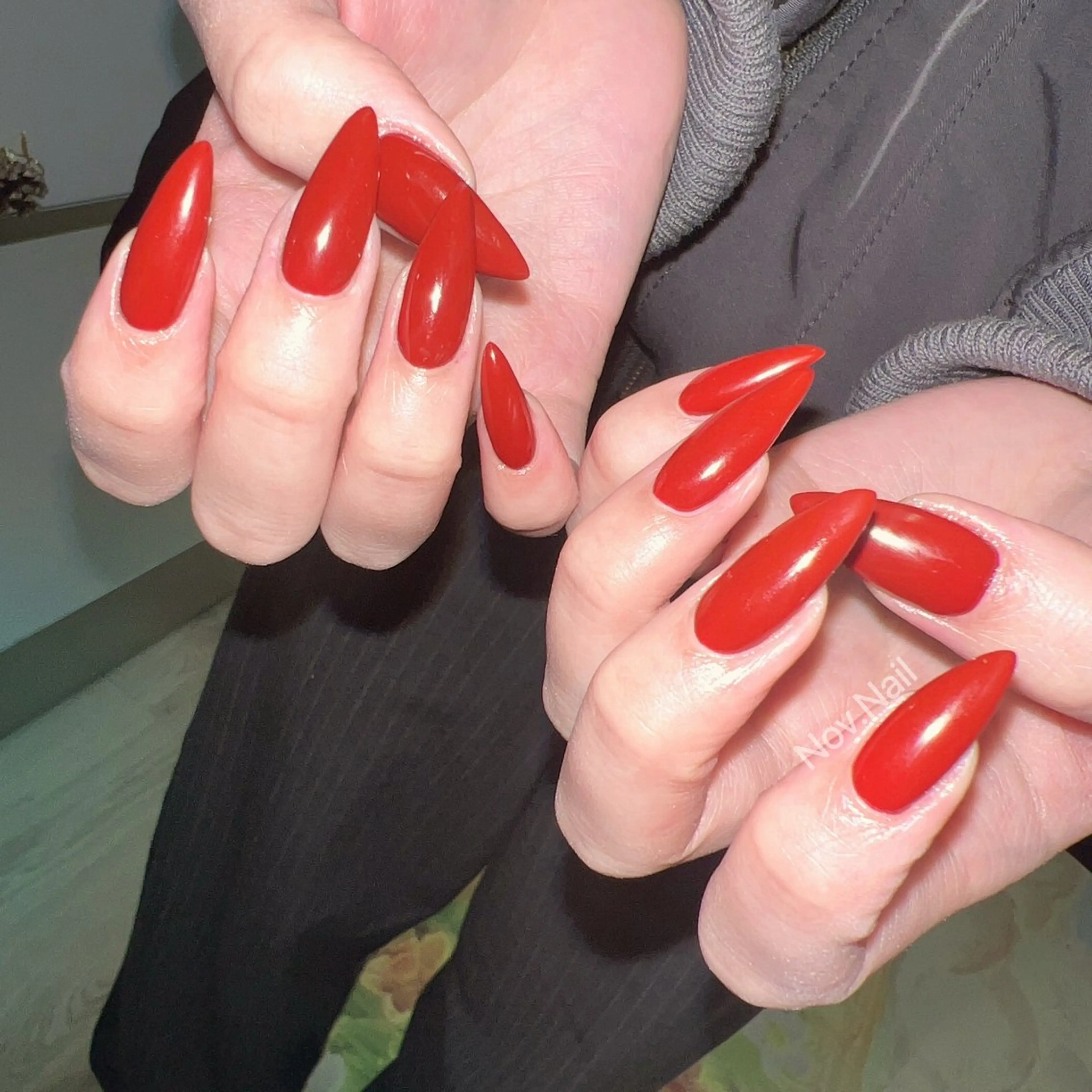 【ジェル】🩵ワンカラーの写真