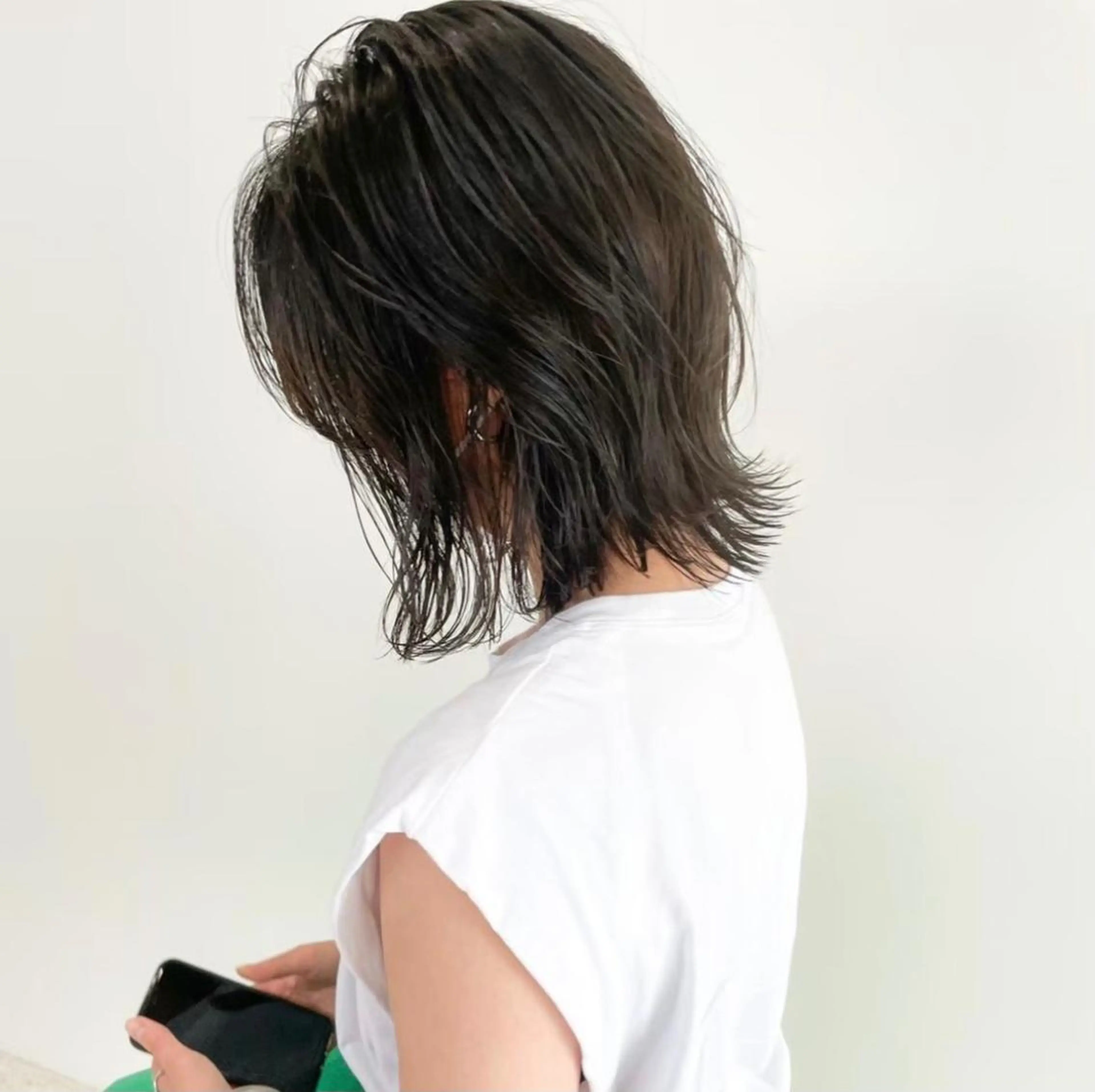 ショート パーマ ボブ ハイライト 髪質改善 韓国風ヘア レイヤーカット 🌈新田 みどり🌈のヘアスタイル