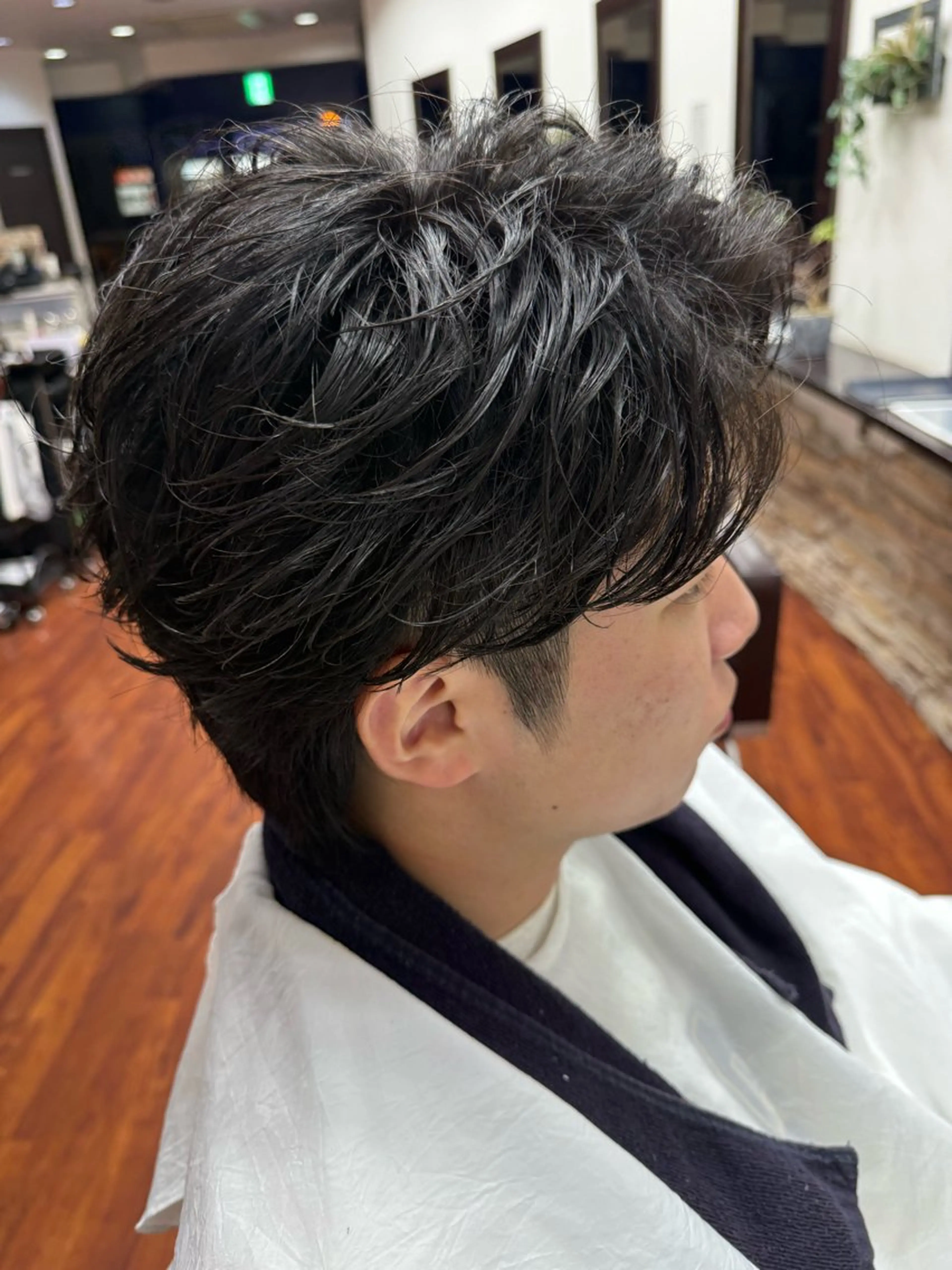 「土日祝」カット＋パーマ ニュアンスの写真