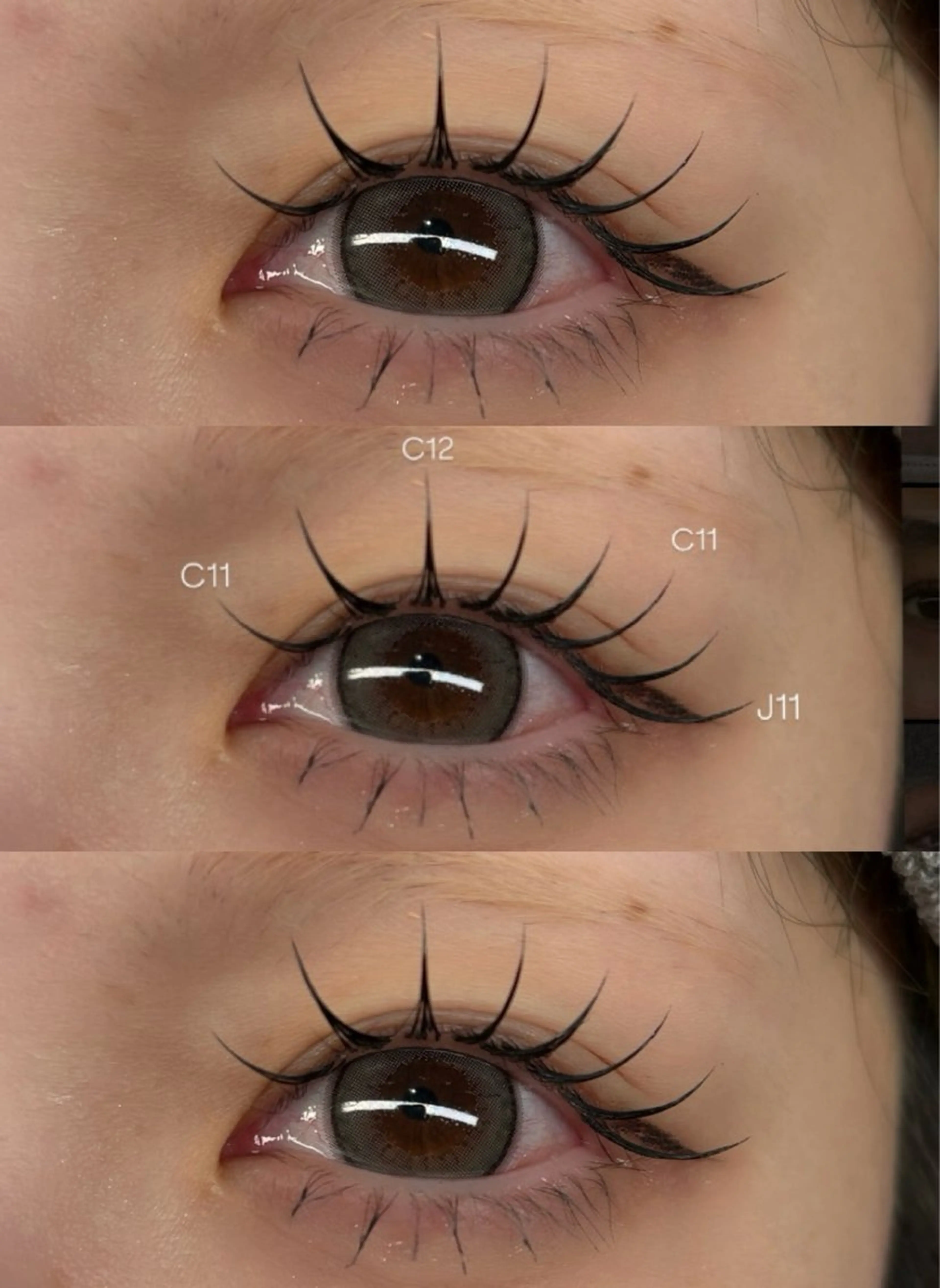 マツエク・マツパ Cカール WAXYYY下北沢所属・KANAN WAXYYY下北沢のマツエク・マツパデザイン