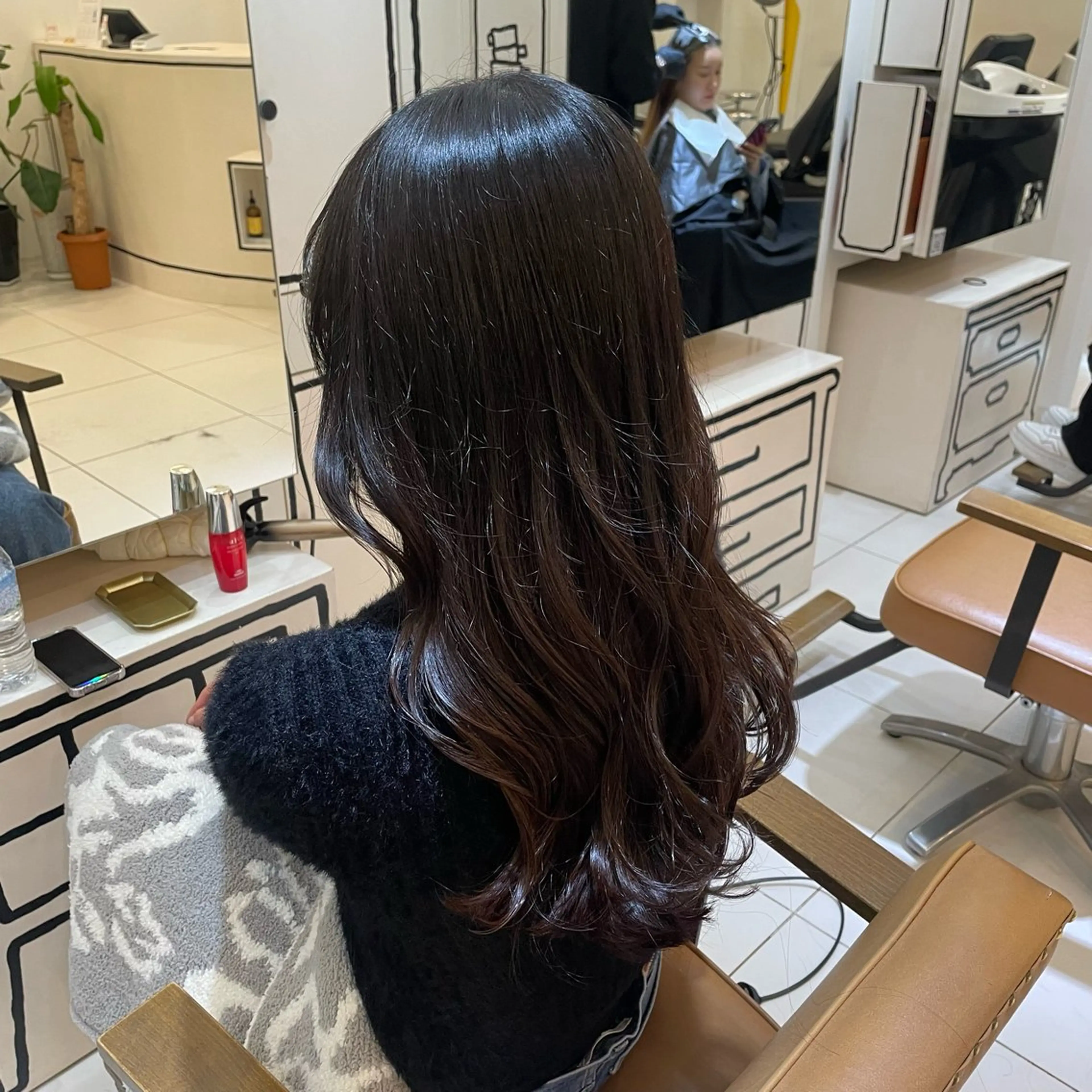 ロング 田口 花葉のヘアスタイル