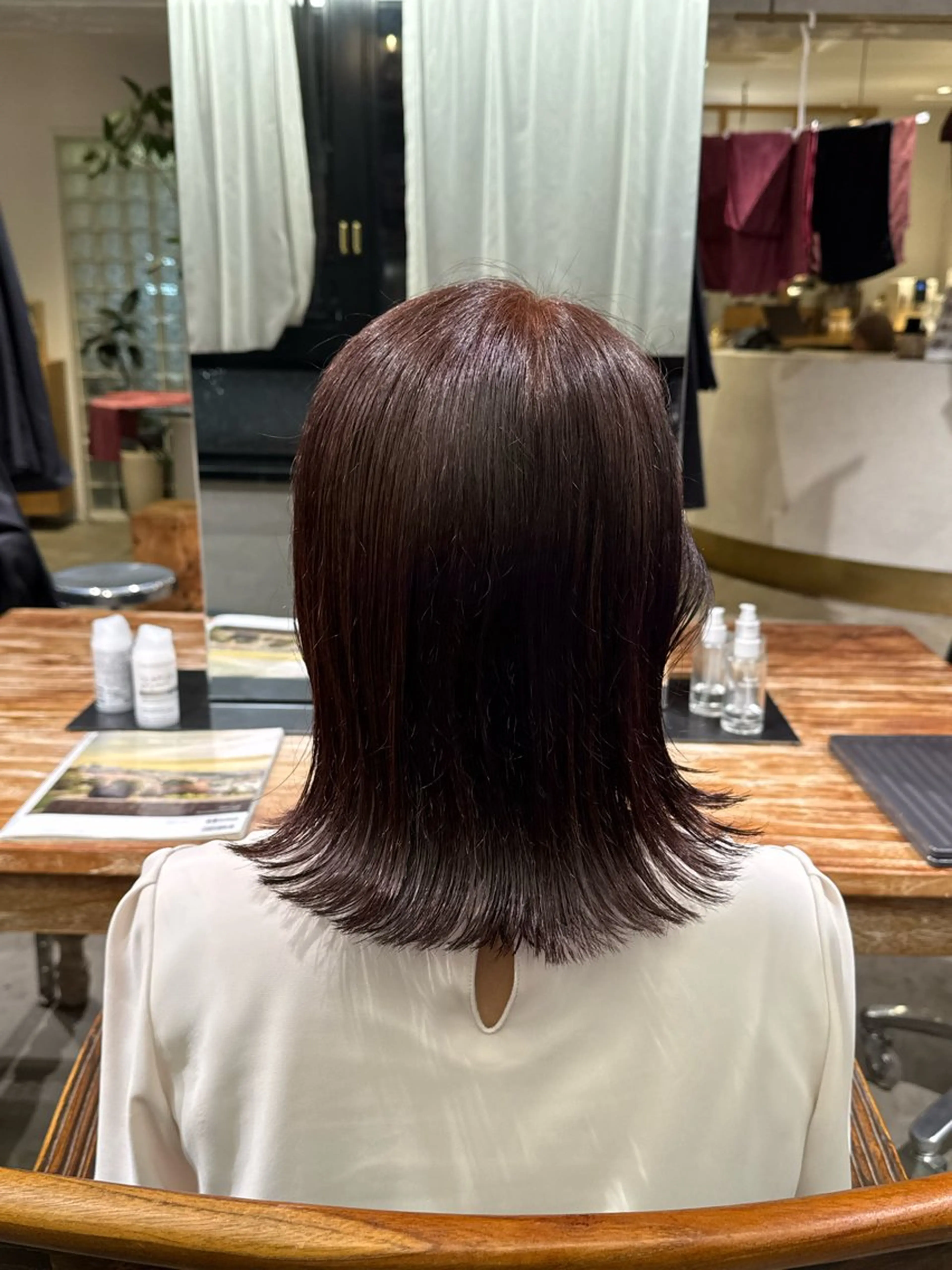 カラー 千田 珠子のヘアスタイル