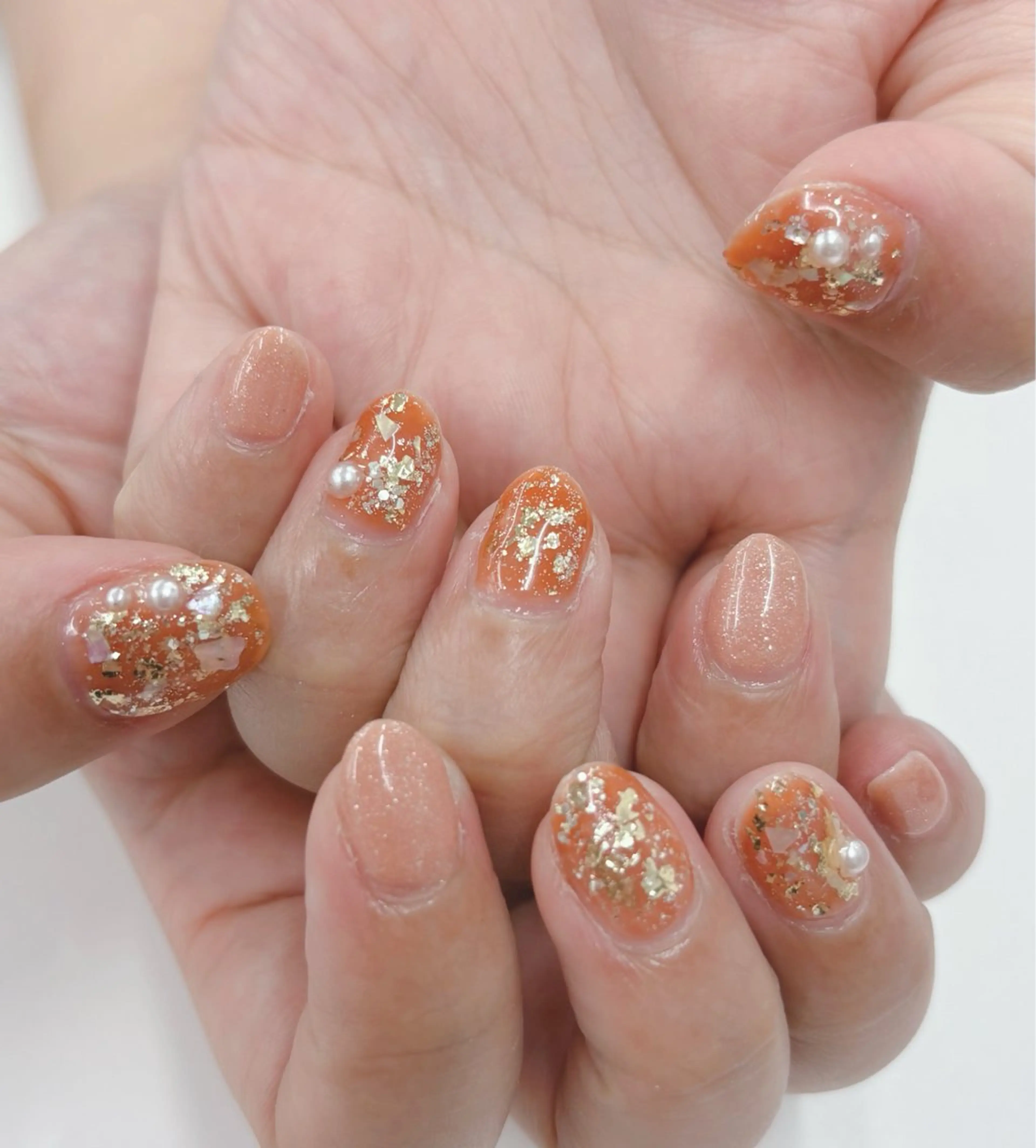 ネイル ホログラムネイル ハンドネイル 宮嶋 邦佳のネイルデザイン