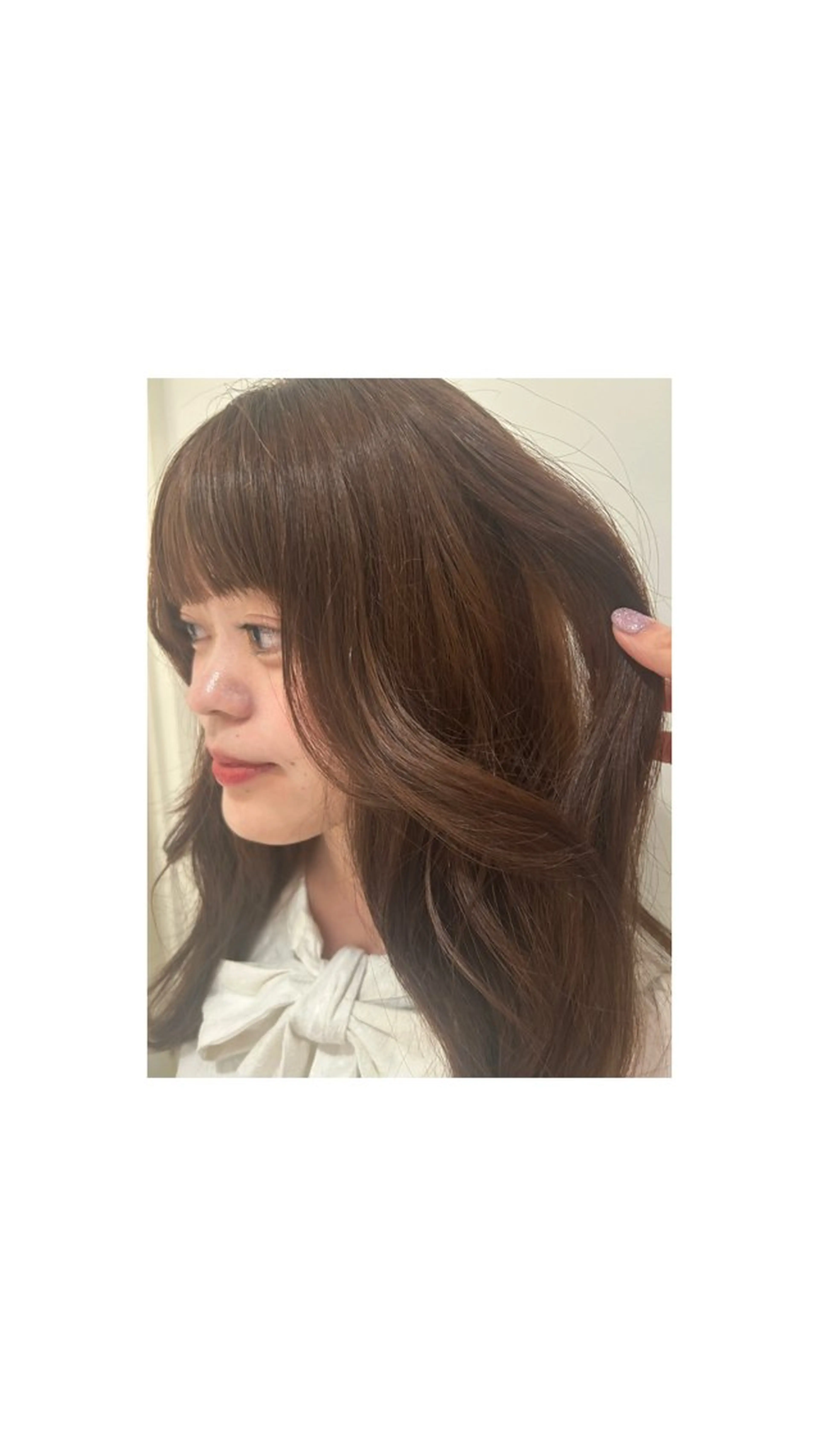 カラー Michio Nozawa HAIR SALON Ginza所属・ナカシマ ユヅキのヘアスタイル