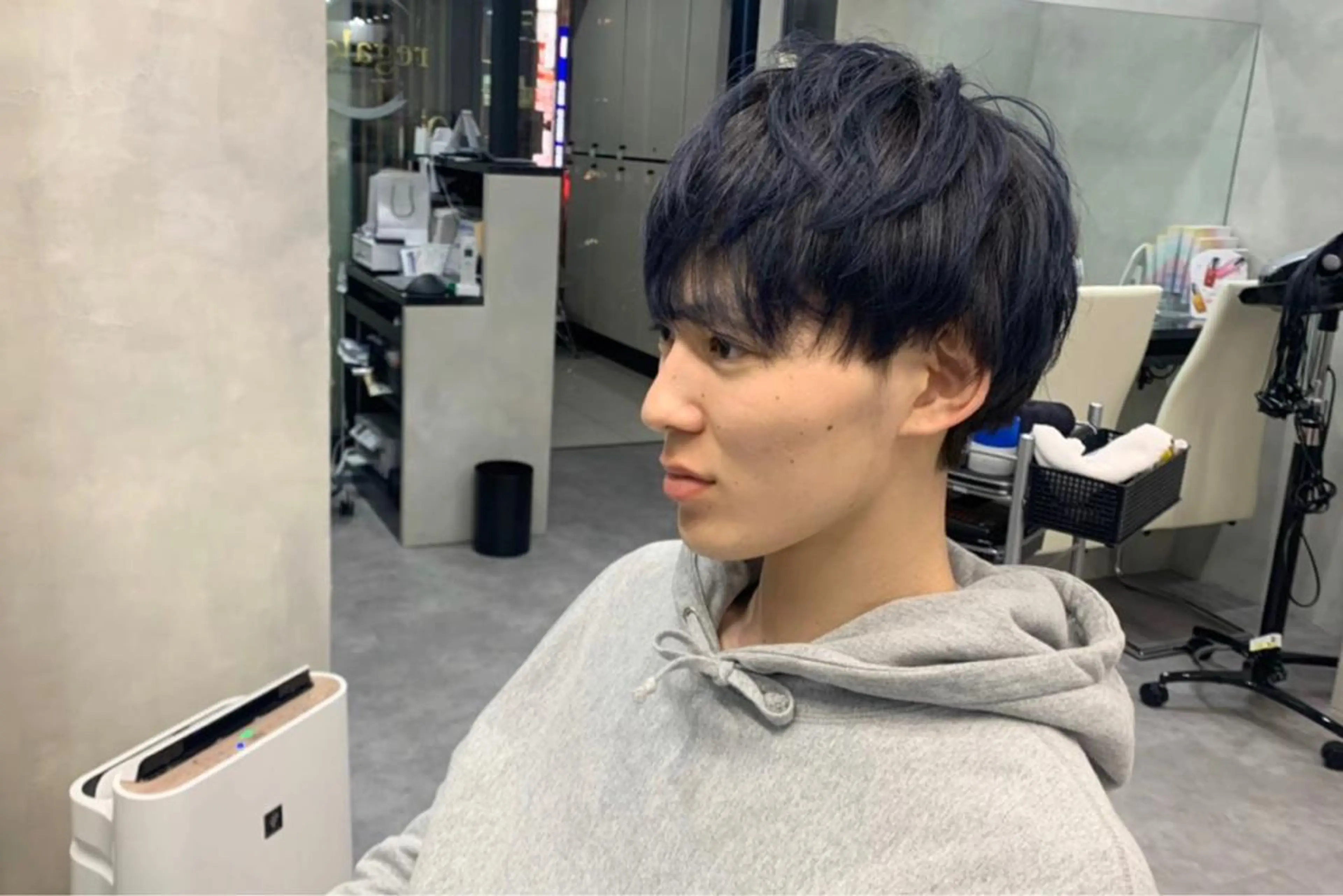 メンズ メンズブリーチ マッシュ SALOWIN所属・半個室メンズ カット🥕羽鳥淳妃のヘアスタイル
