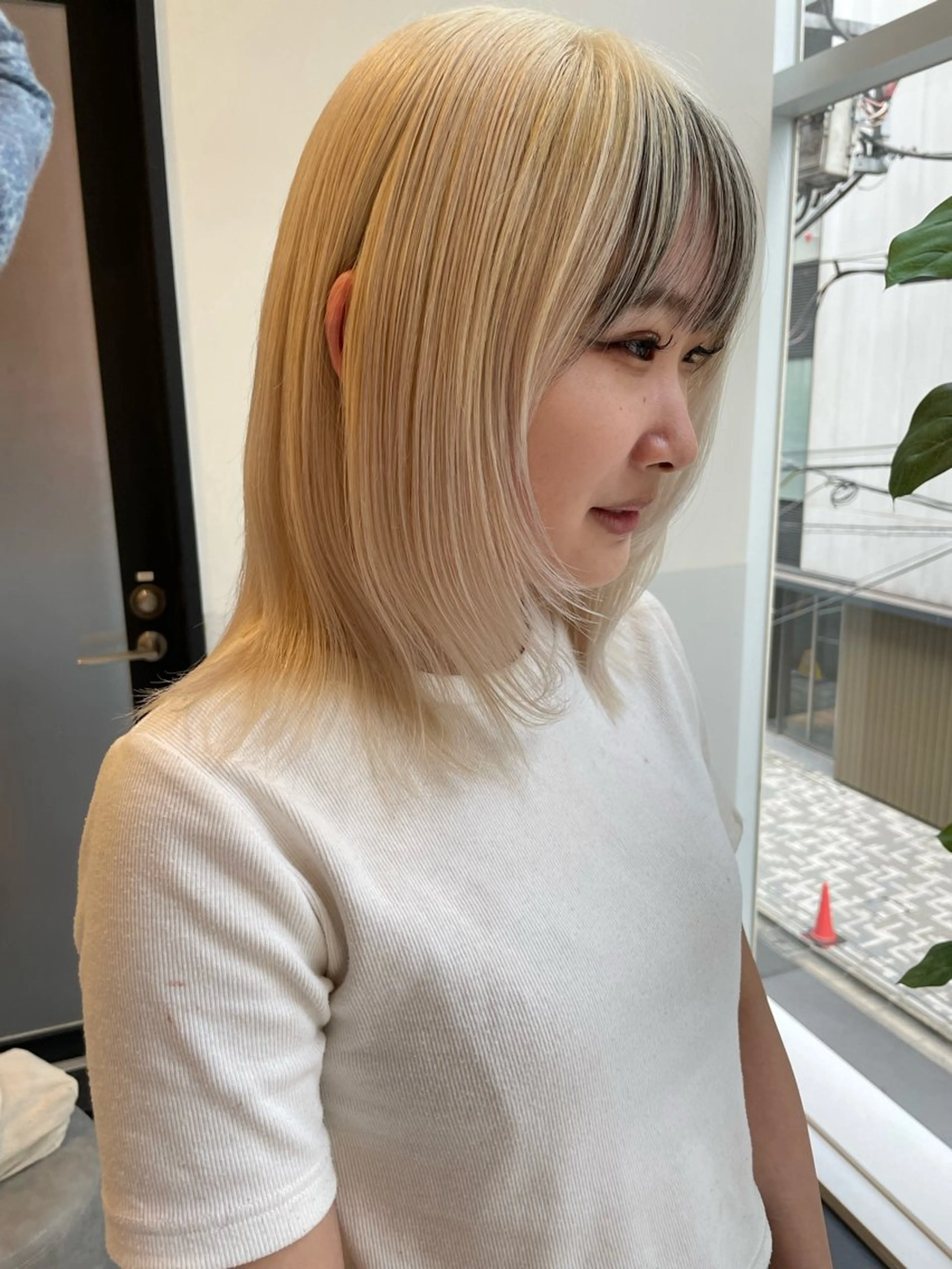 ミディアム カラー カット ヘアカラー トリートメント SALOWIN所属・ブリーチ✨ ボブ✨レイヤーのヘアスタイル