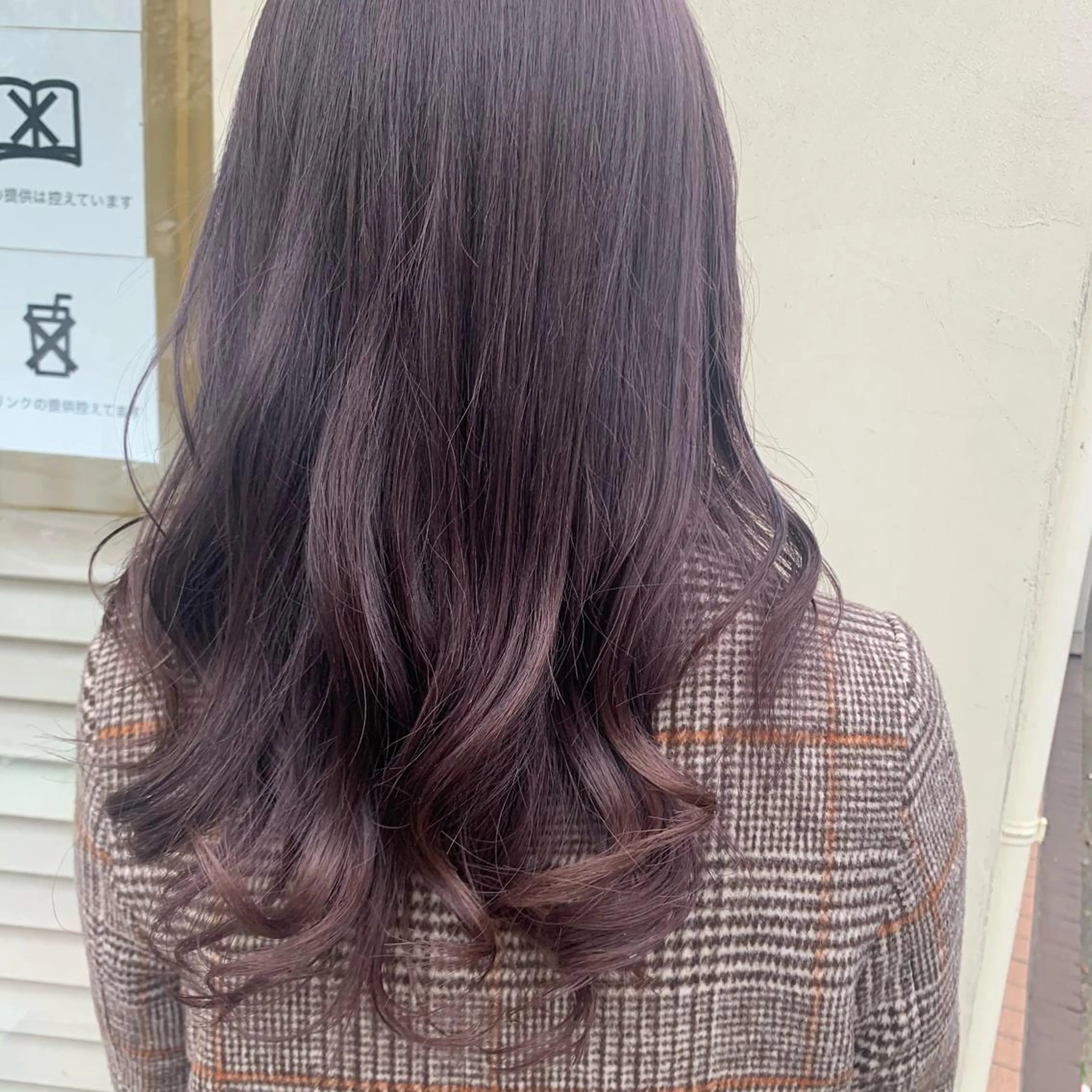 ロング カラー ベージュカラー ラベンダーカラー ラベンダーピンク ピンクカラー ピンクベージュ カット ヘアカラー ボブ/美髪矯正 /佐藤　奈巳のヘアスタイル