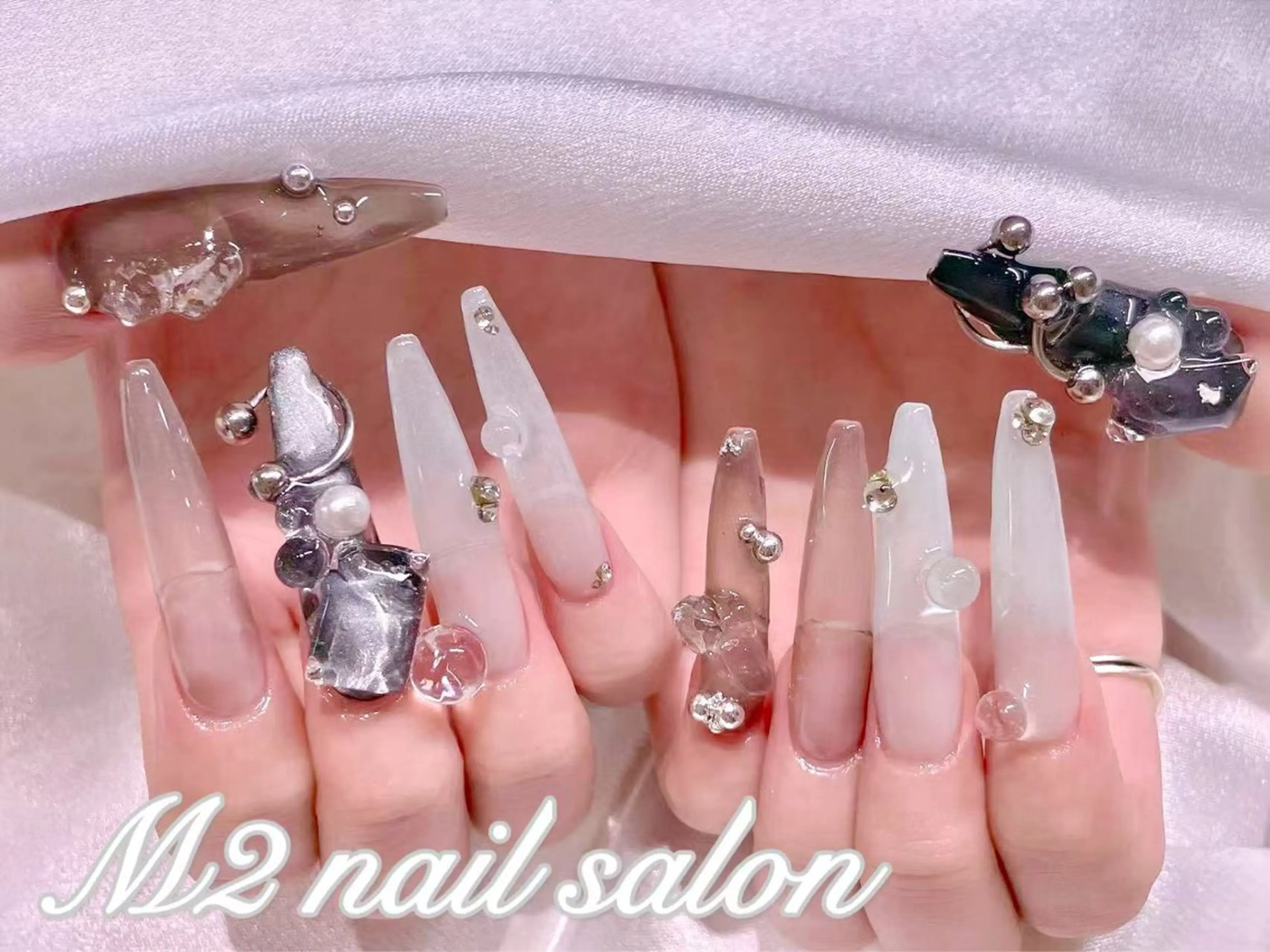 ネイル ハンドネイル エムズ エムズのマツエク・マツパデザイン