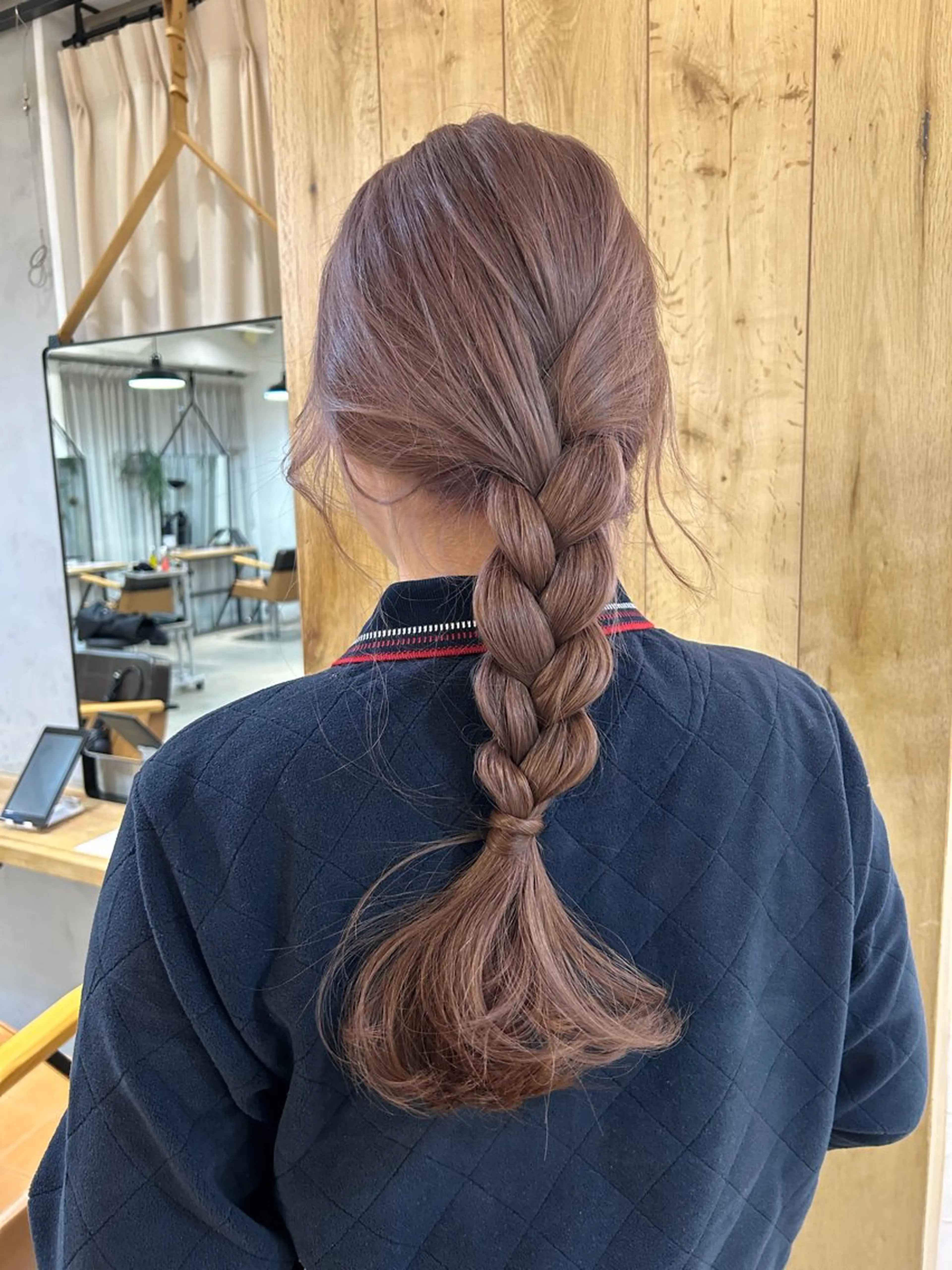 セミロング カラー カット ヘアカラー トリートメント じゅわっと暖色カラー 🍊Moemiのヘアスタイル