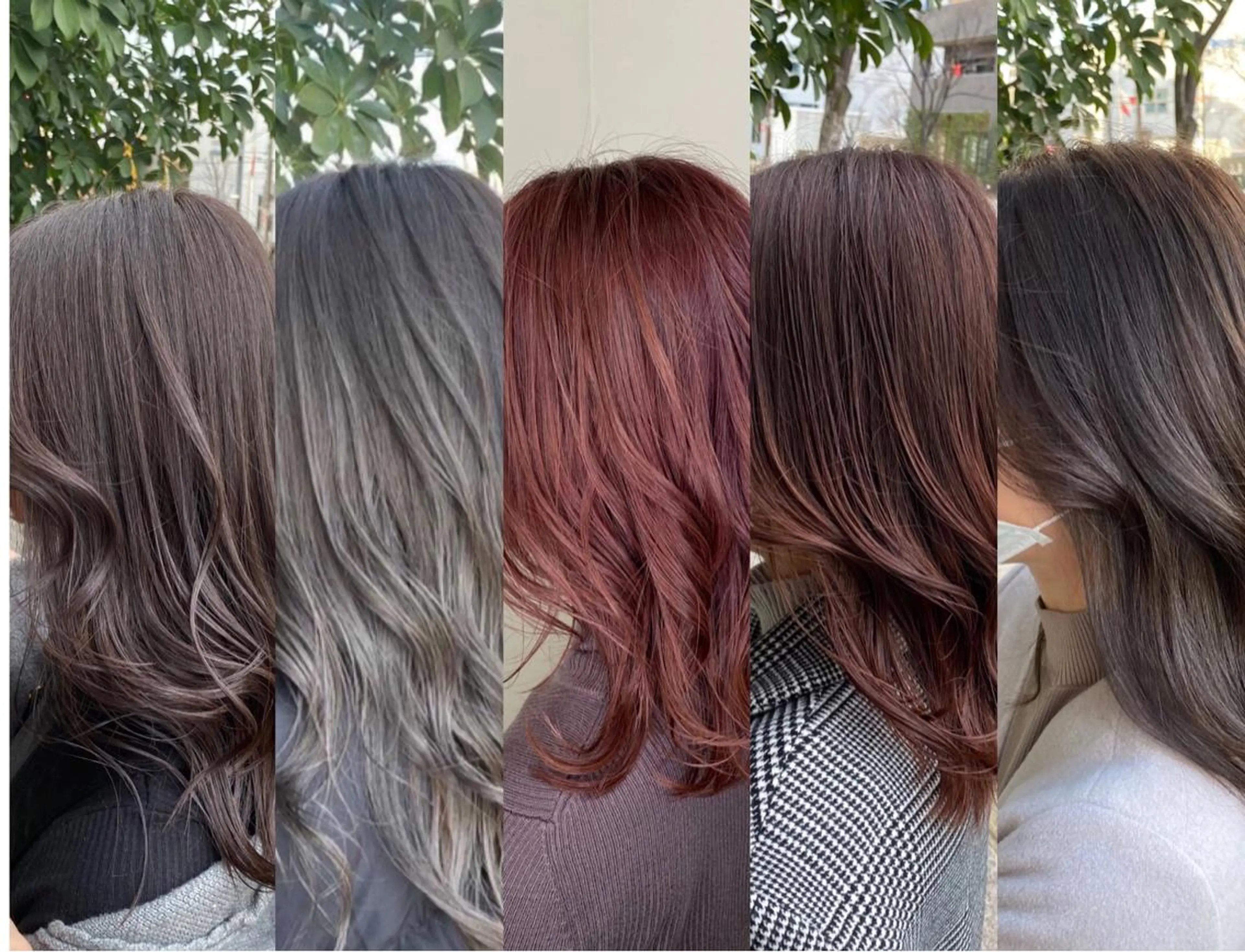 セミロング カラー カット ヘアカラー トリートメント LandS  barber &beauty所属・髪質改善特化 長澤友哉のヘアスタイル