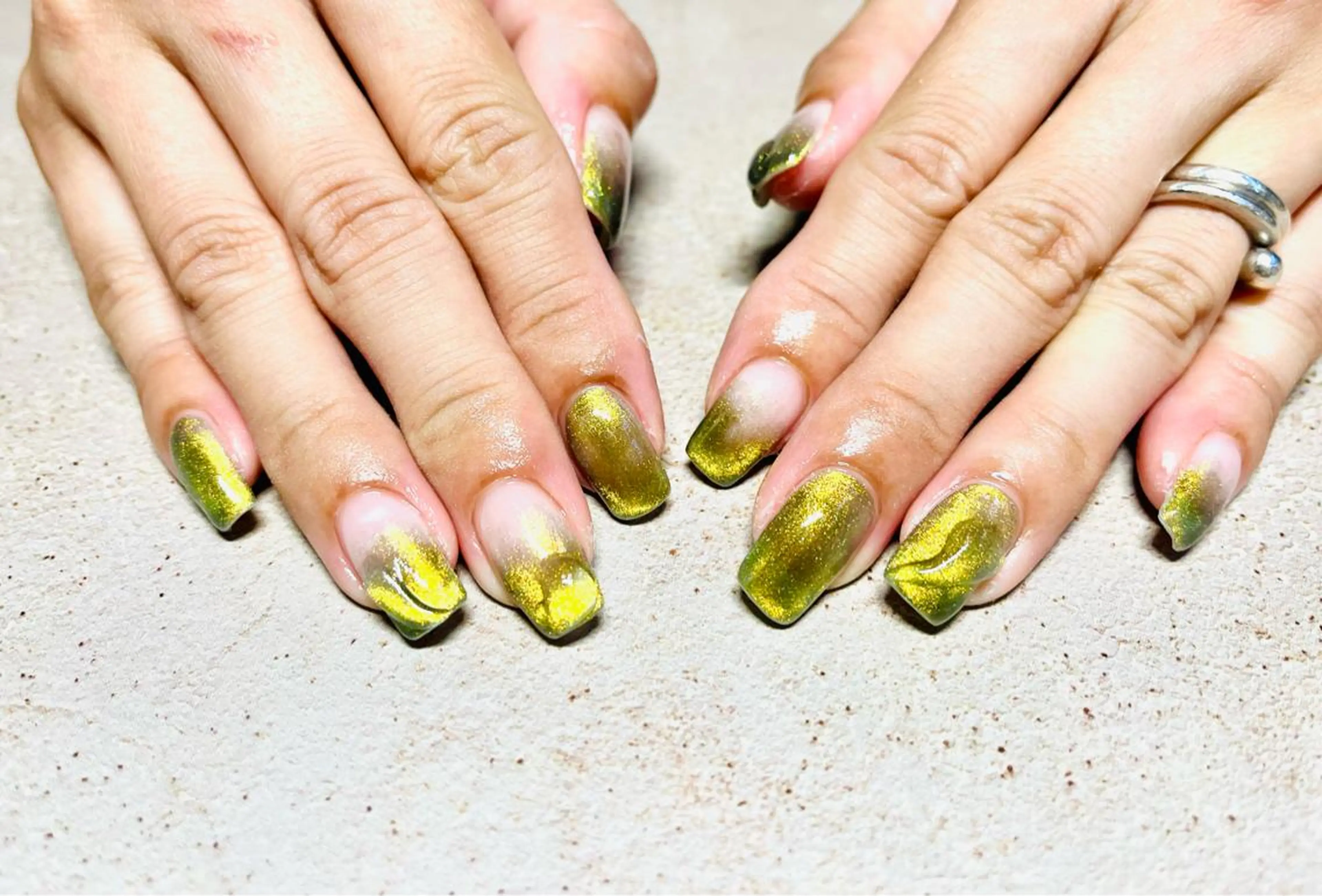 ネイル ハンドネイル goldgleams ちなのネイルデザイン