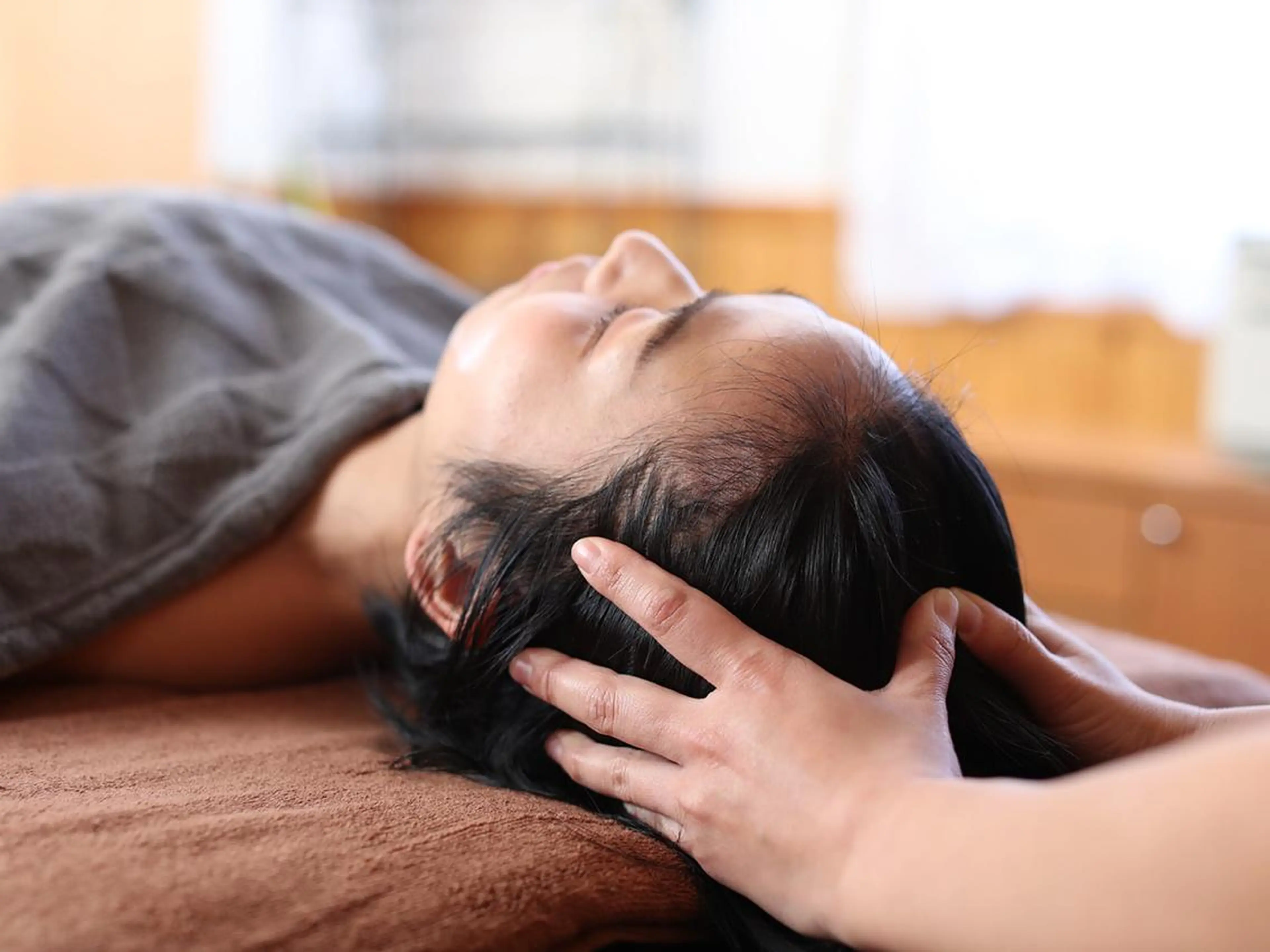 ご新規様ドライヘッドスパ10分の写真