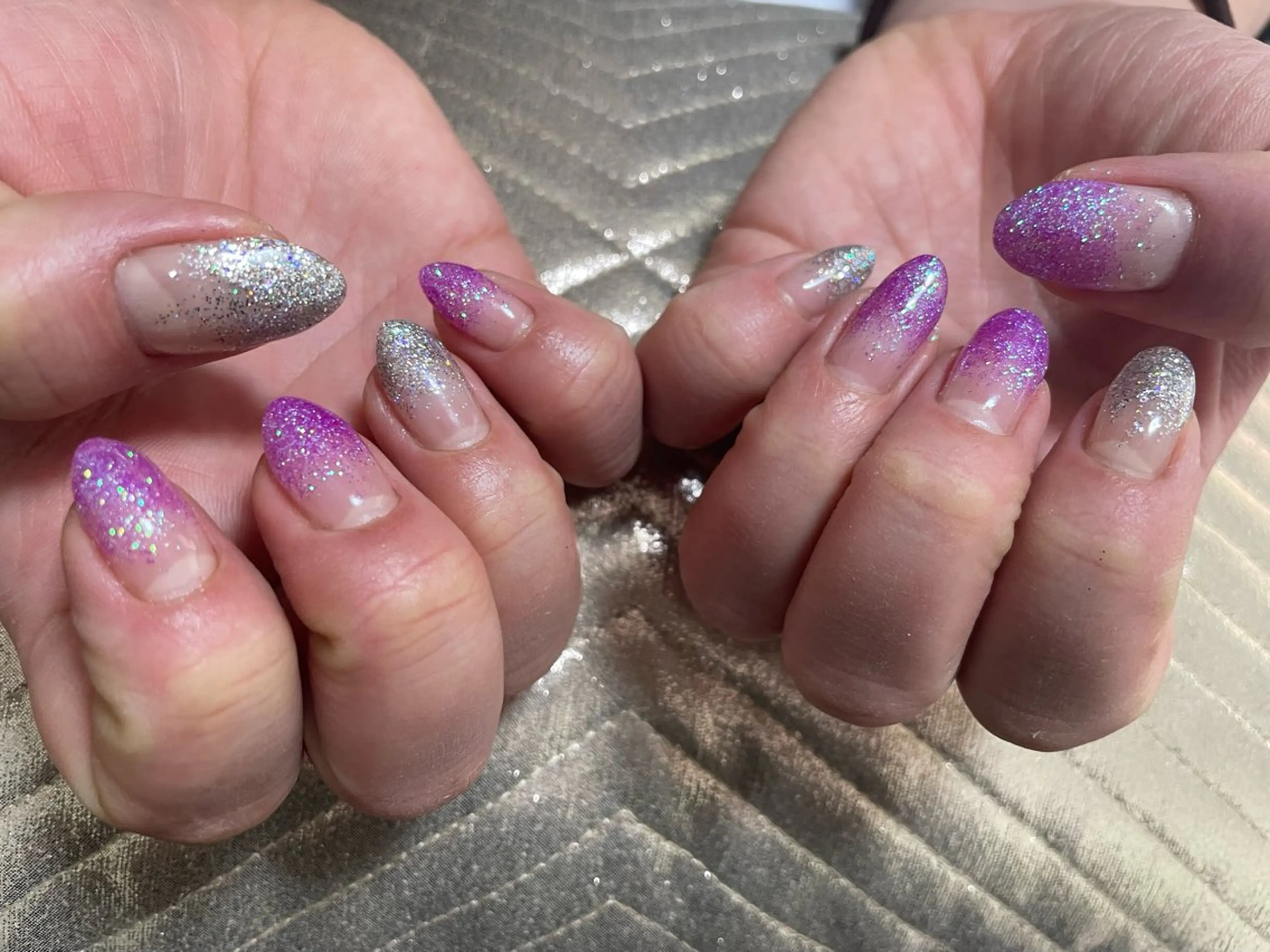 ネイル ラメ(グリッター) ラメグラデーション Crystal BEAUのエステ・リラクイメージ