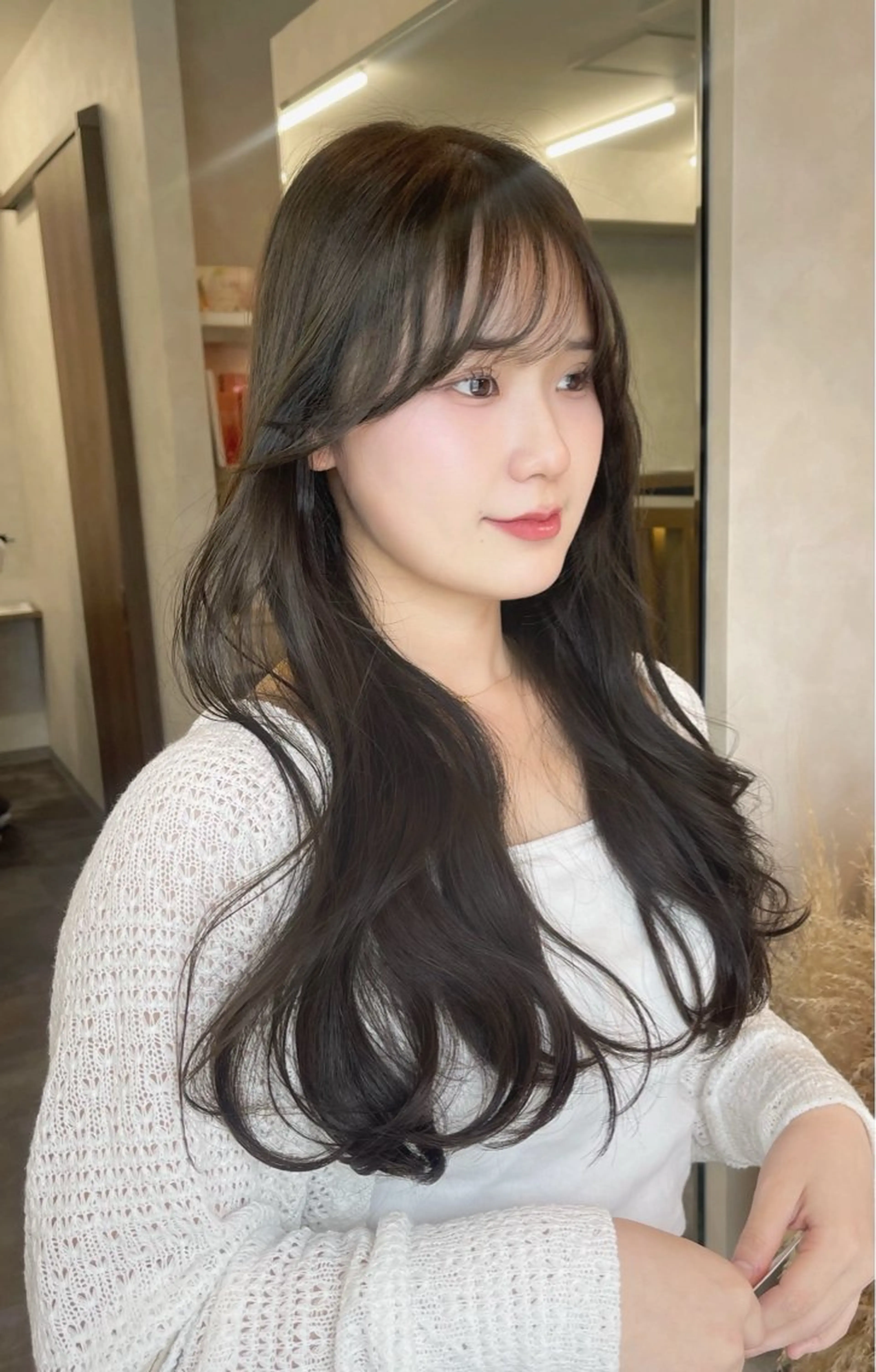 ロング カラー オリーブカラー ダブルカラー /まつ毛パーマ🎀のヘアスタイル