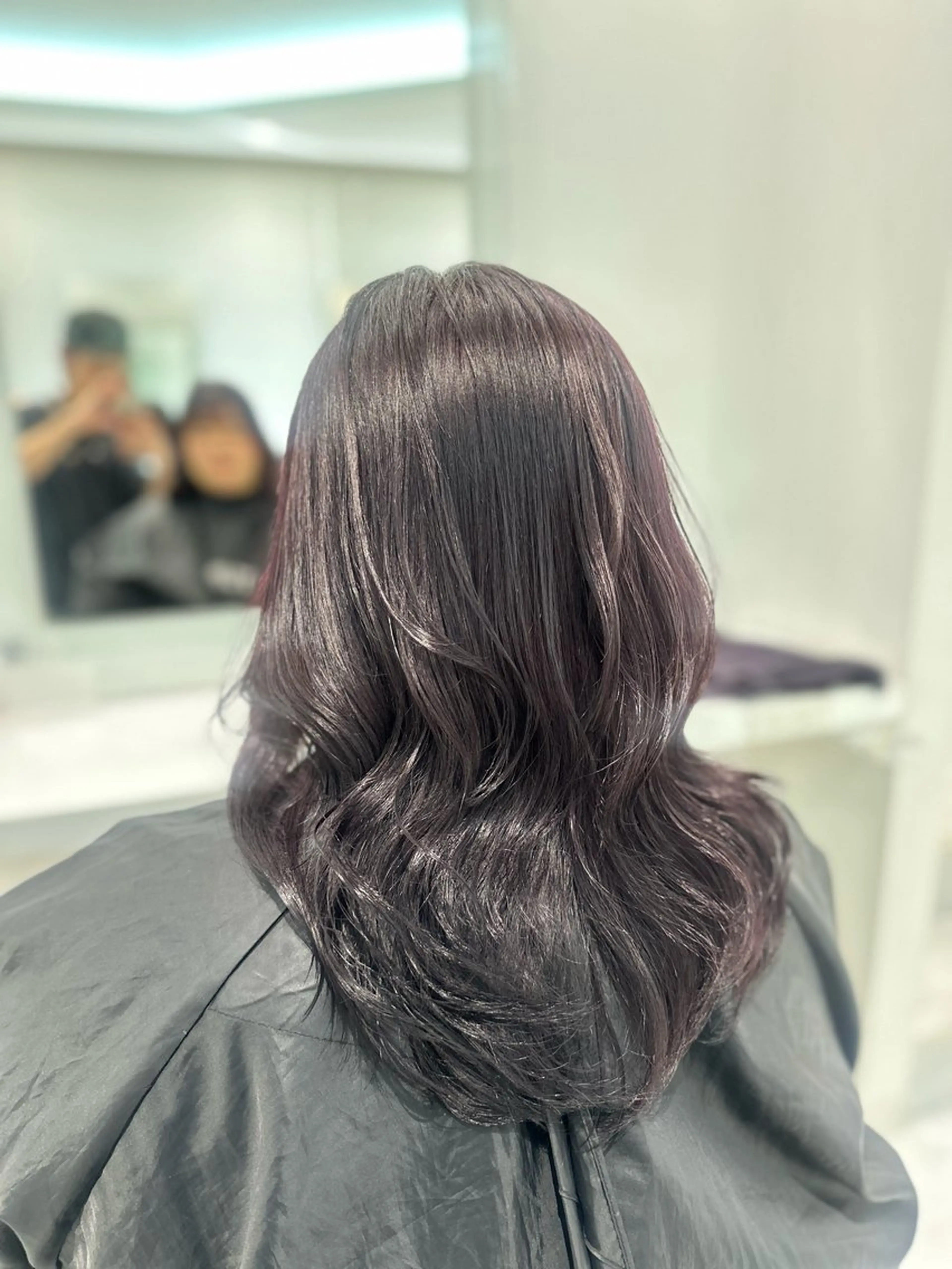 セミロング カラー カット ヘアカラー 🐺メンズパーマ マッシュ　あさひ🐺のヘアスタイル