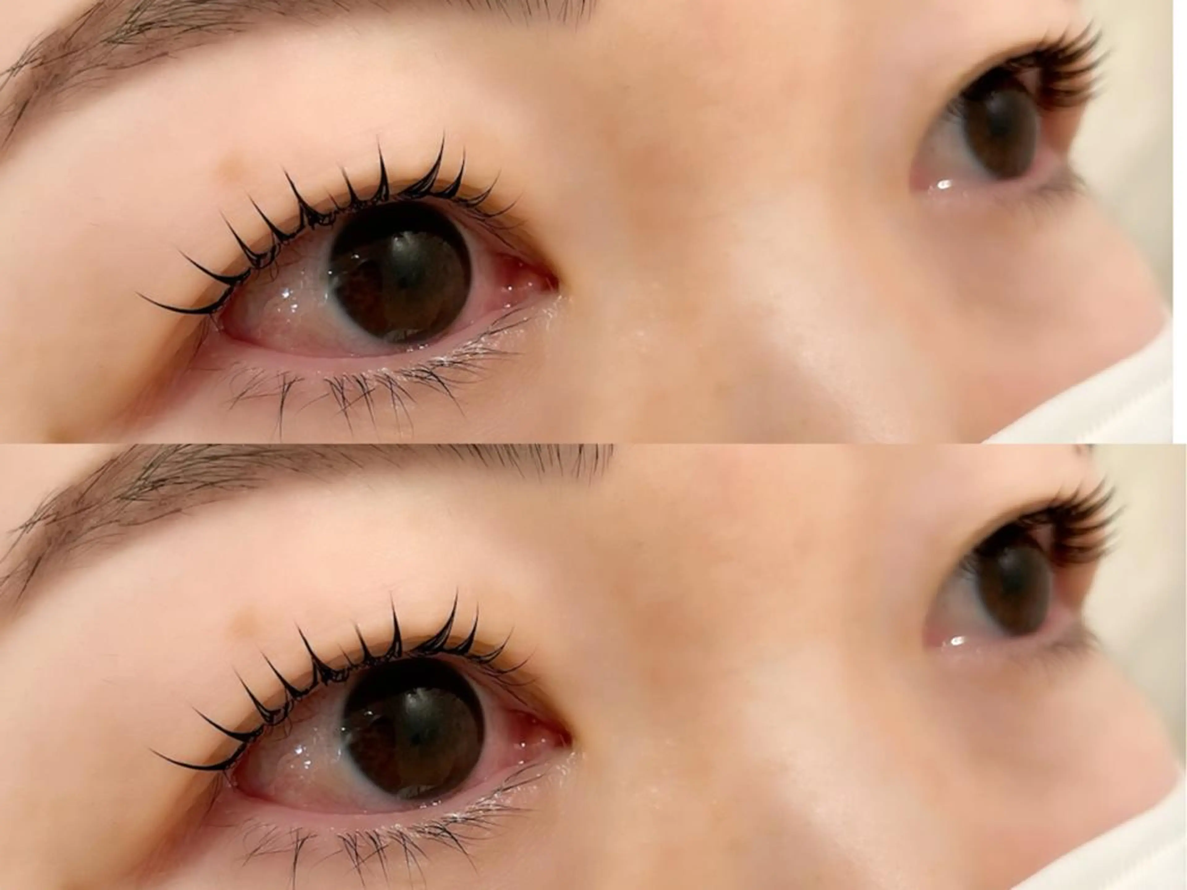 マツエク・マツパ フラットラッシュ ナチュラル パリジェンヌラッシュリフト まつげパーマ 一重×まつ毛パーマ マツパ 💕丸島 夏名🐰🍀のマツエク・マツパデザイン