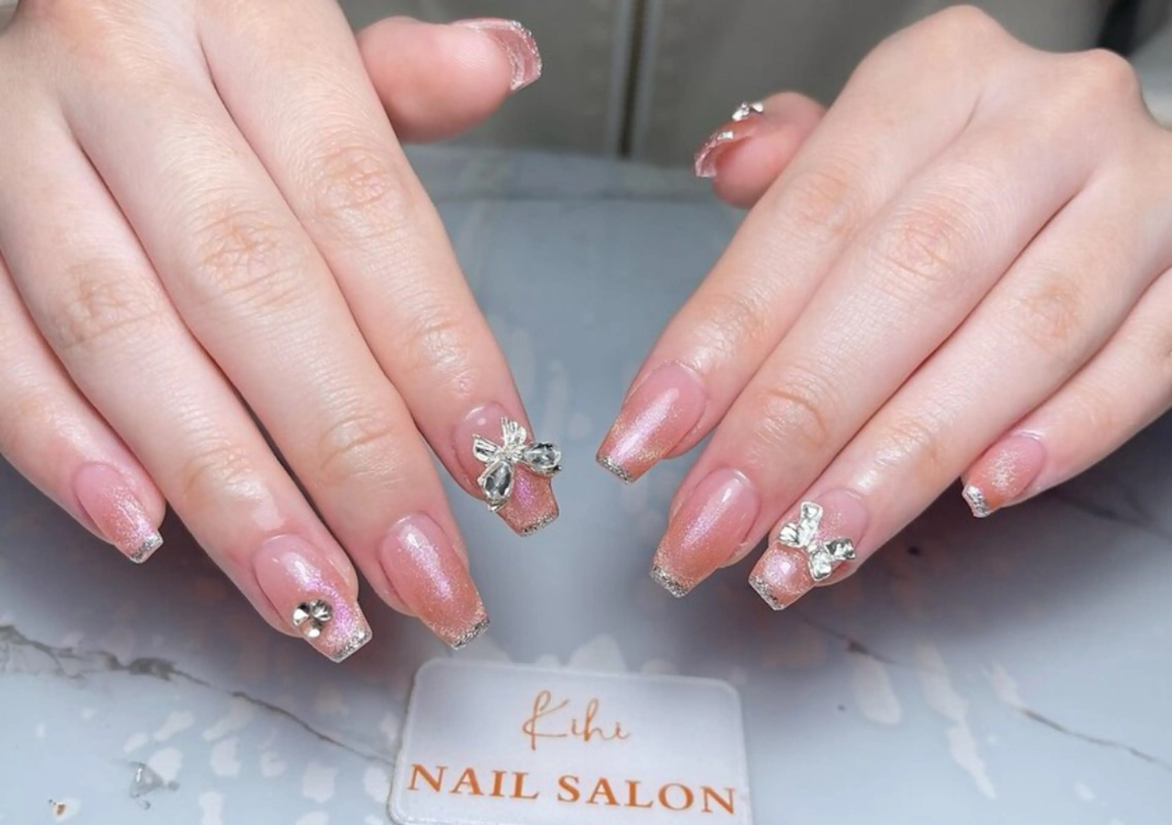 ネイル アートネイル フレンチネイル ジェルネイル グラデーション 韓国ネイル 村中 ハナのネイルデザイン