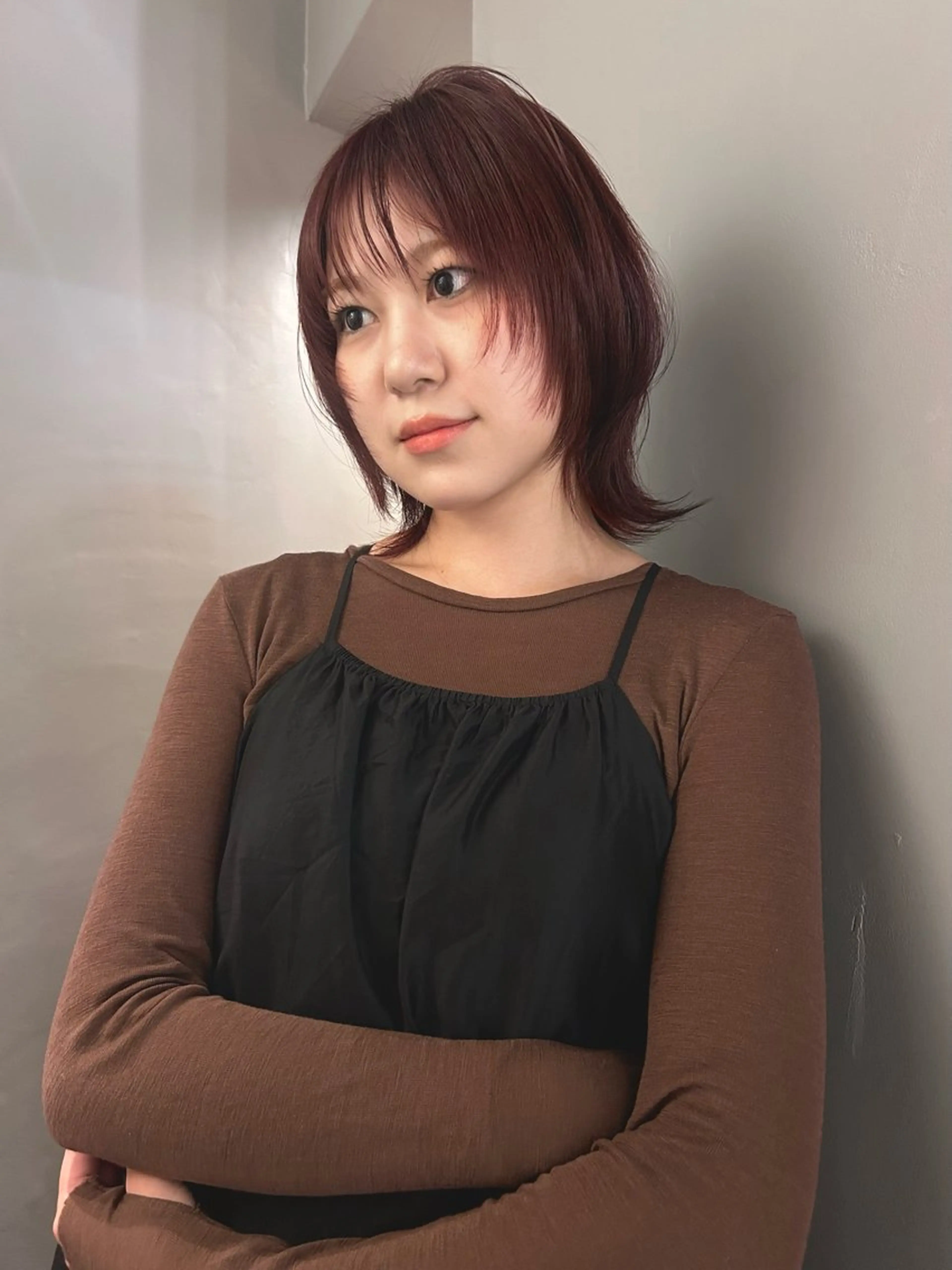 ミディアム カラー Yaya ヤヤ / HACO+のヘアスタイル