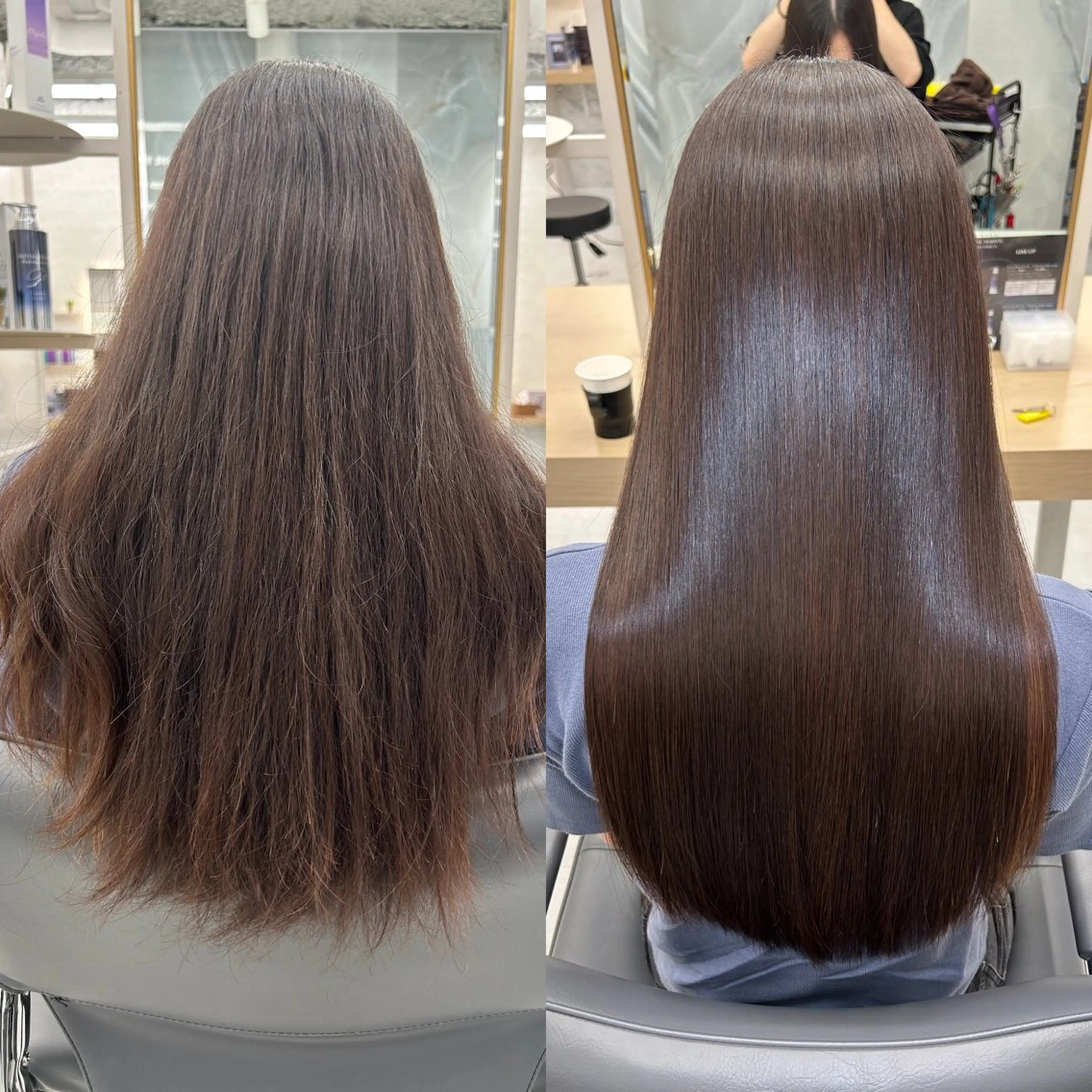 ロング youres hair 髪質改善トリートメント&ヘッドスパ  新宿三丁目店所属・髪質改善/艶髪 韓国レイヤー/えすたのヘアスタイル