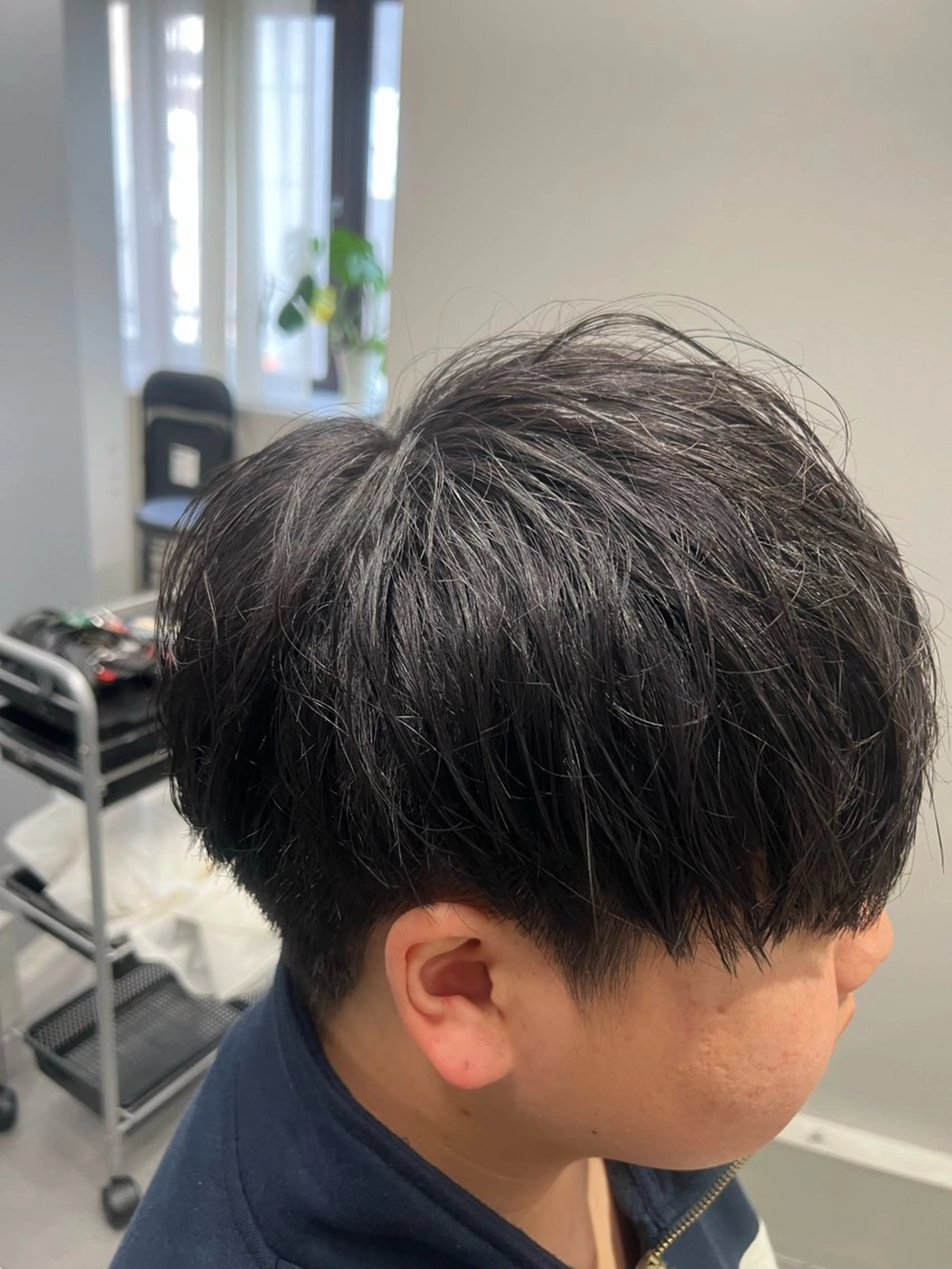 メンズ マッシュ カット 立川/過去1の毛流れ パーマ/しゅーとのヘアスタイル