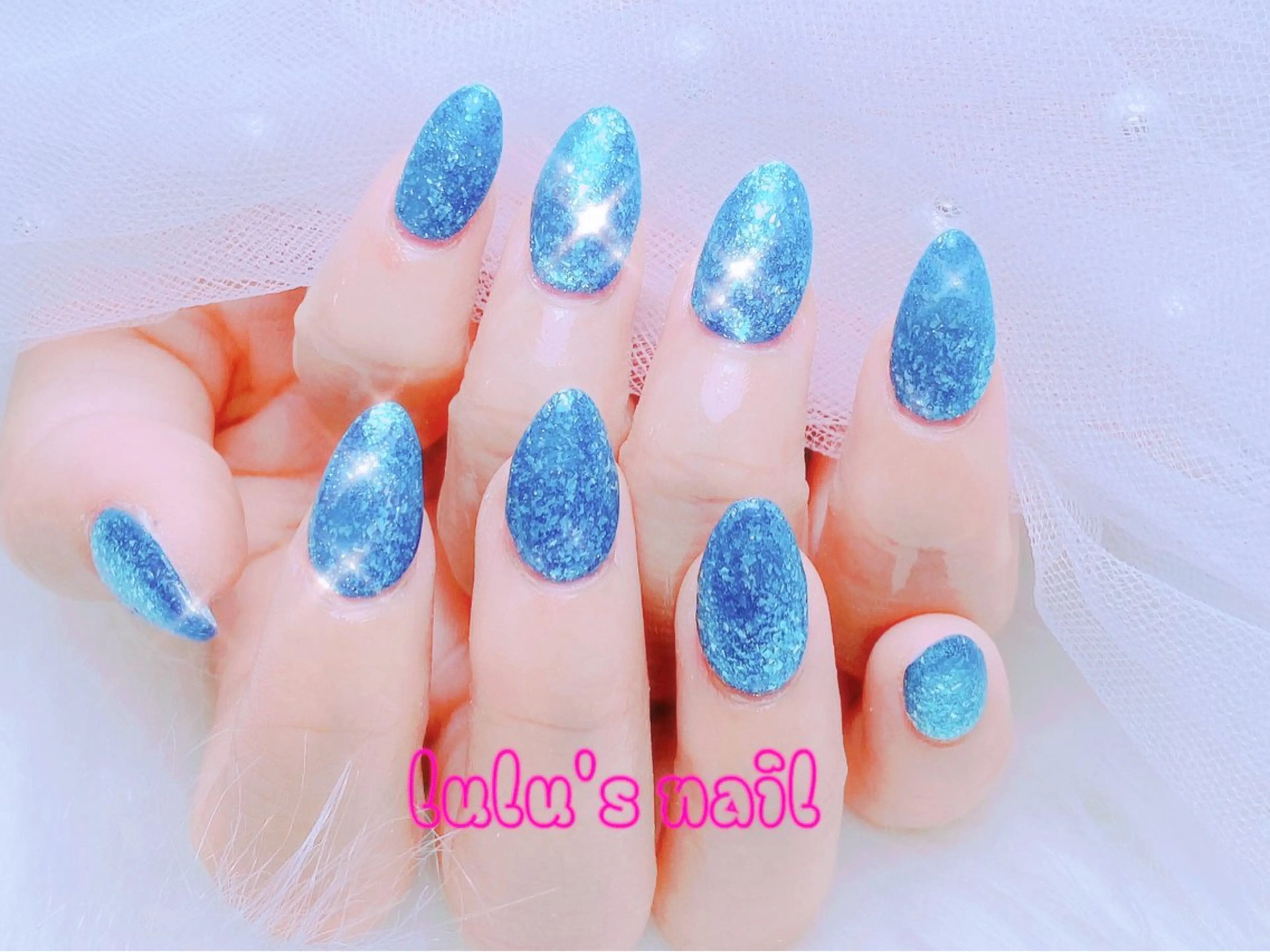 ネイル マグネットネイル マグネットワンカラー ワンカラーネイル Lulu’s ネイルのネイルデザイン