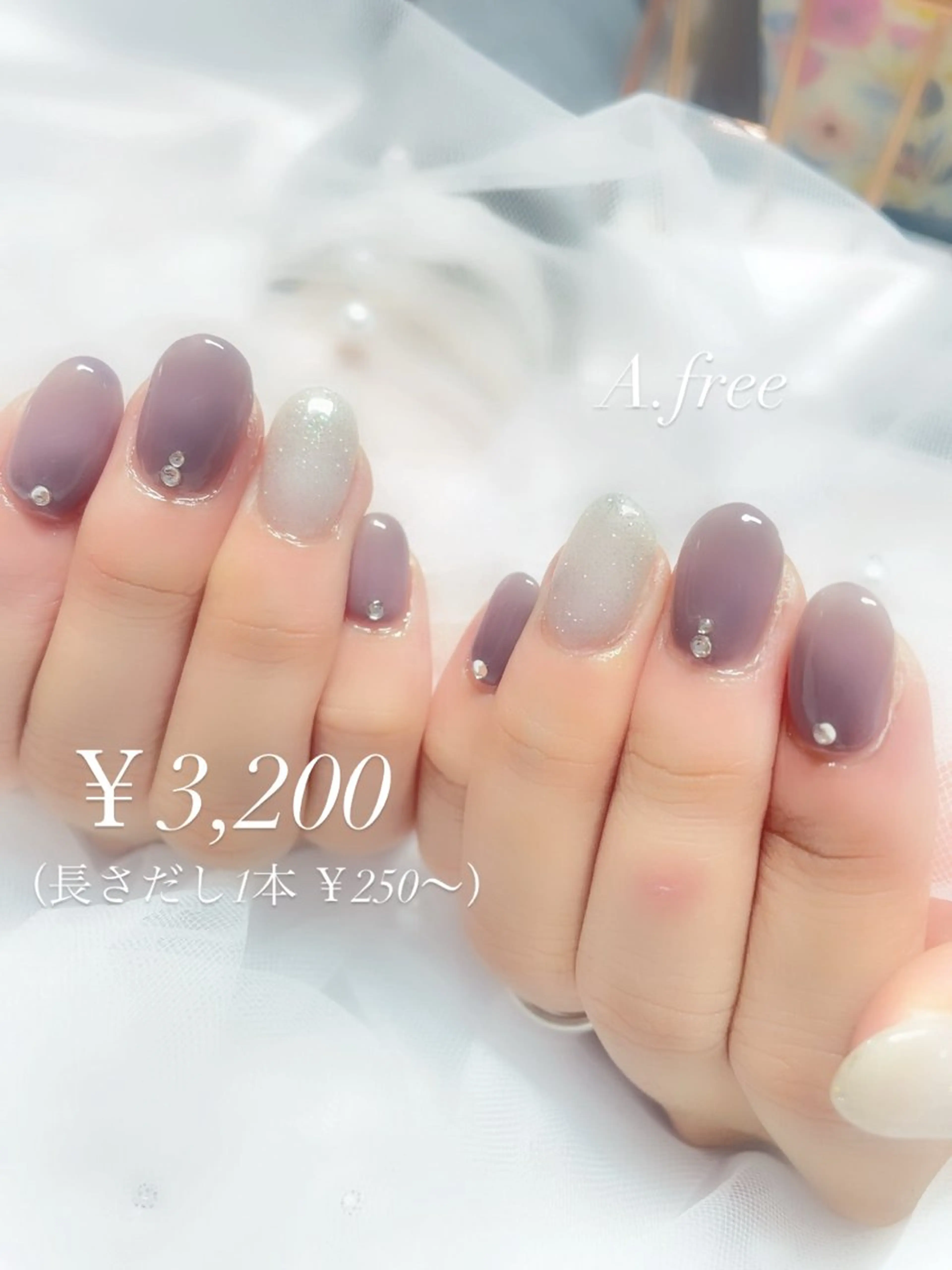 ネイル ジェルネイル ハンドネイル A.free✧*｡ アレルギー対応✧*｡のネイルデザイン