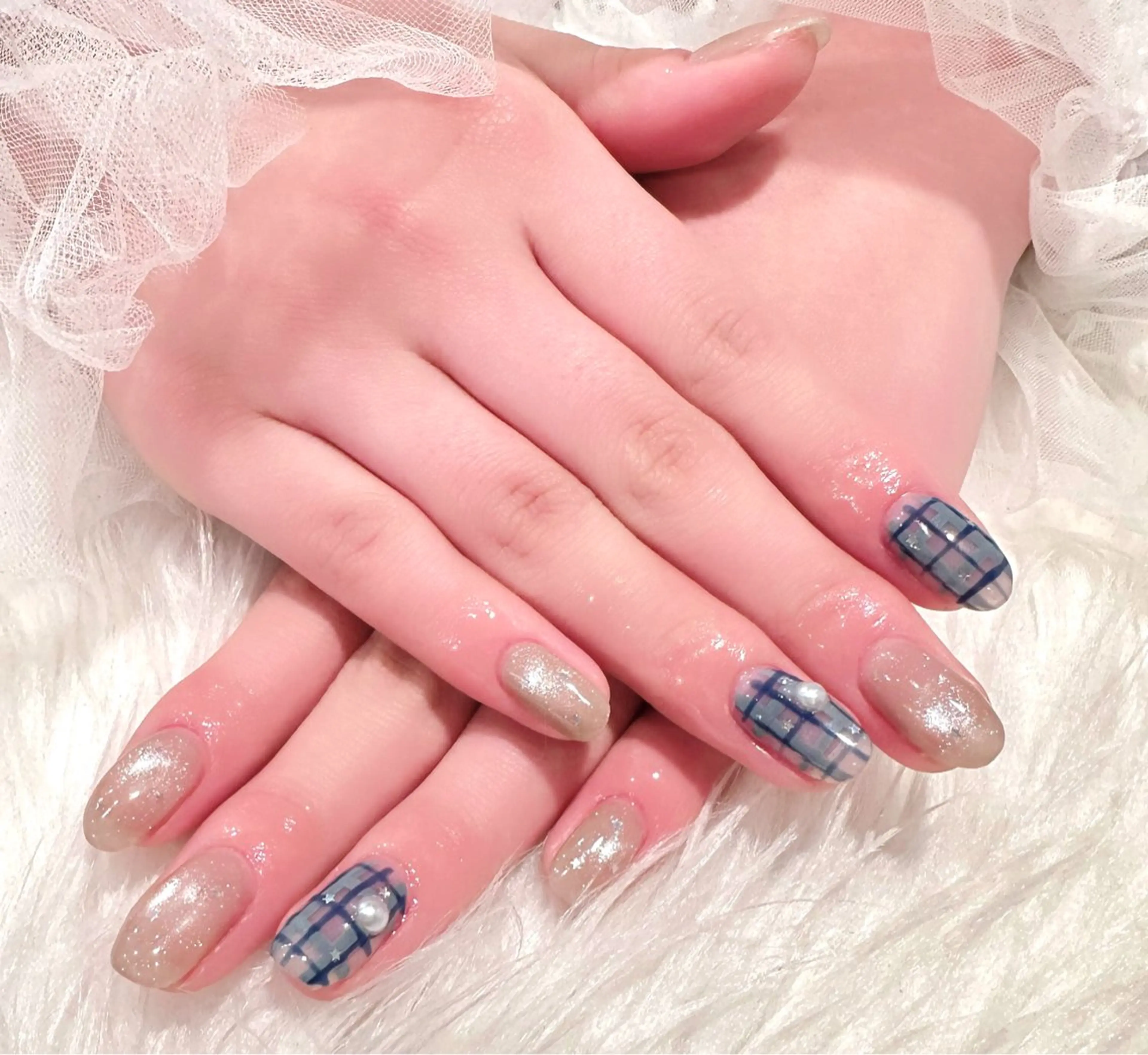 ネイル マグネットネイル 持ち込み ハンドネイル nail untitled🎀のネイルデザイン