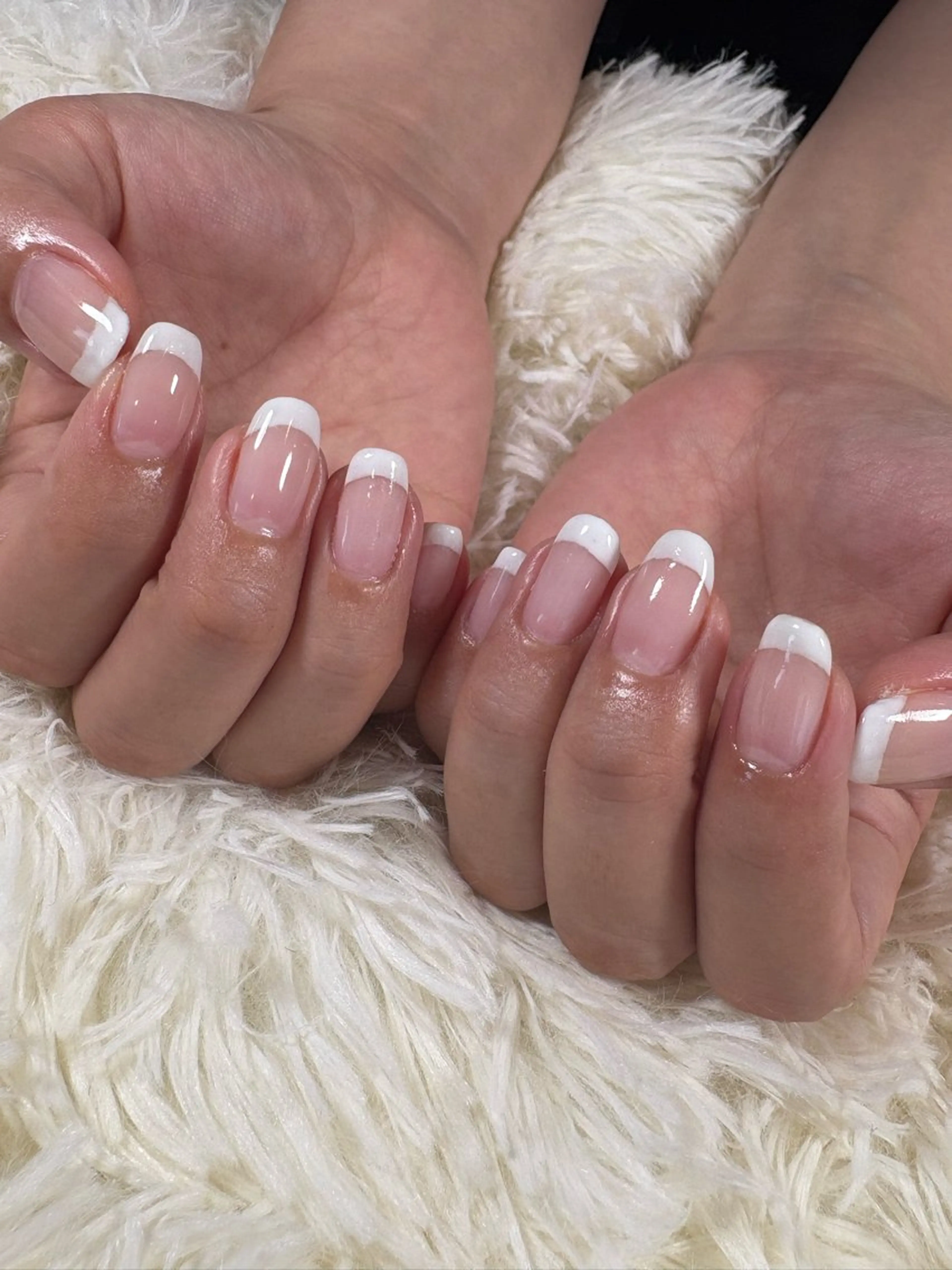 シンプルデザイン(ワンカラー、カラグラ、ラメグラ、フレンチ)の写真