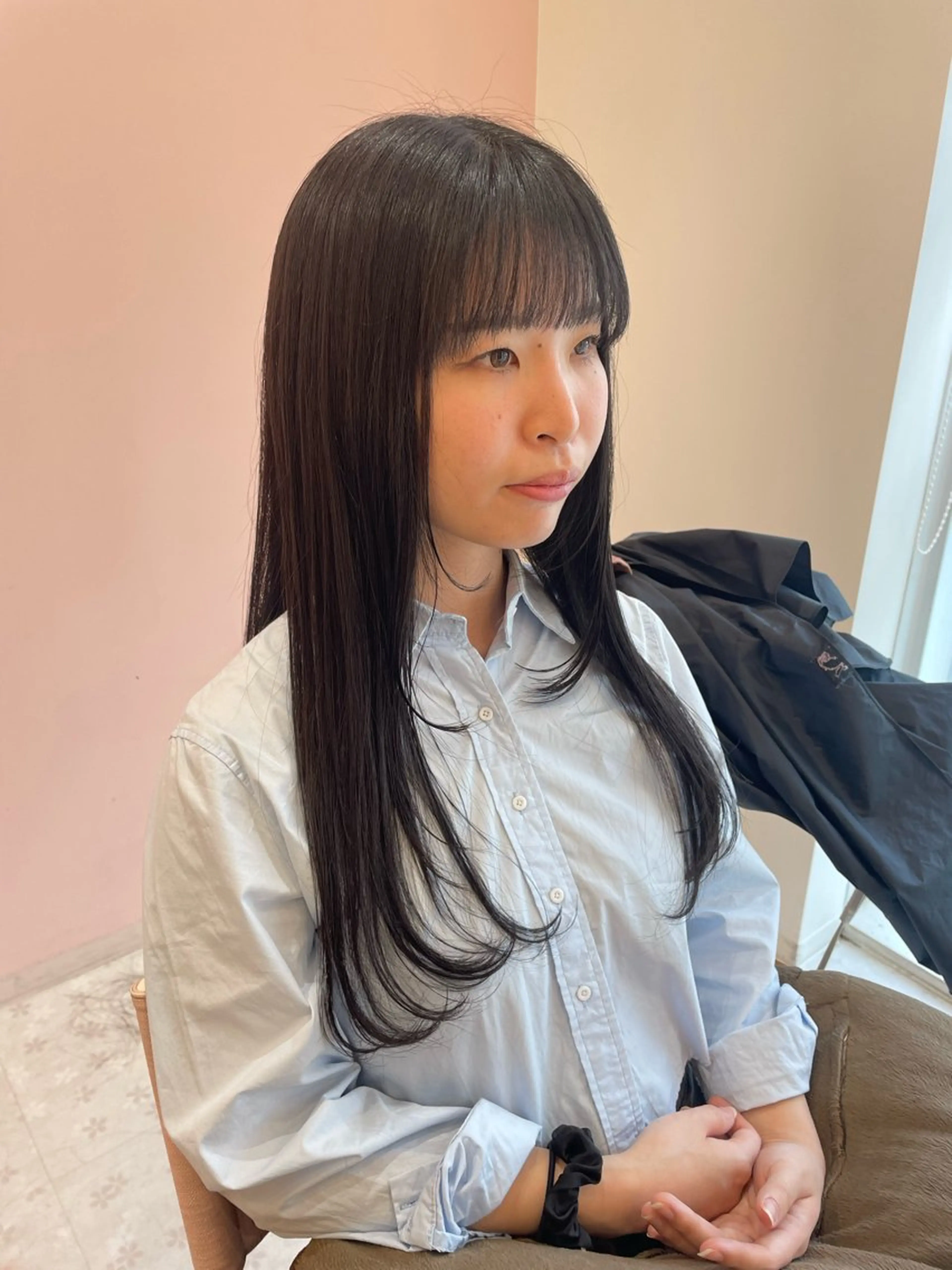 ロング レイヤーカット ボブ/透明感カラー /nicoのヘアスタイル