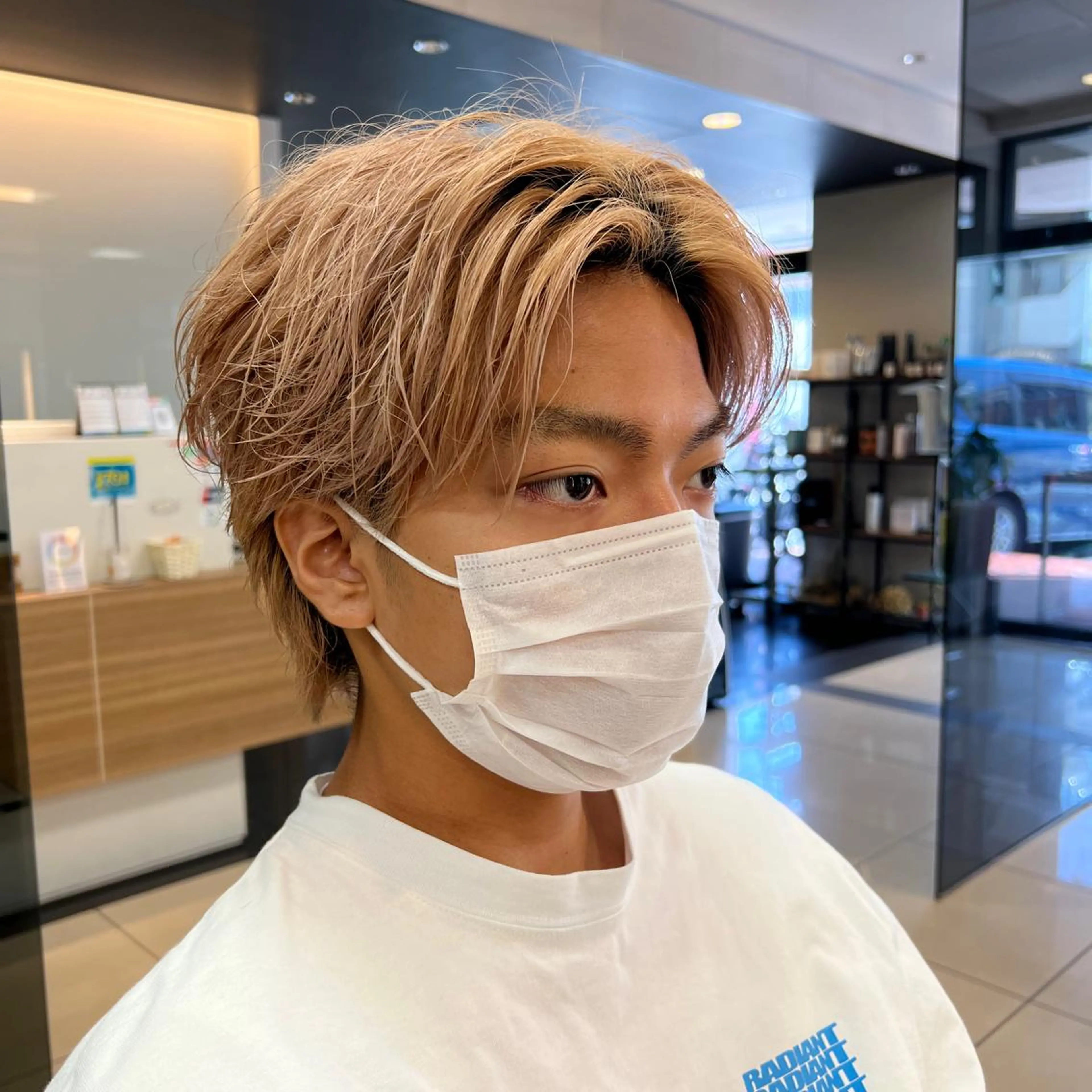 ショート カラー メンズ 茅ヶ崎パーマ特化/ スパイラル/ハルキのヘアスタイル