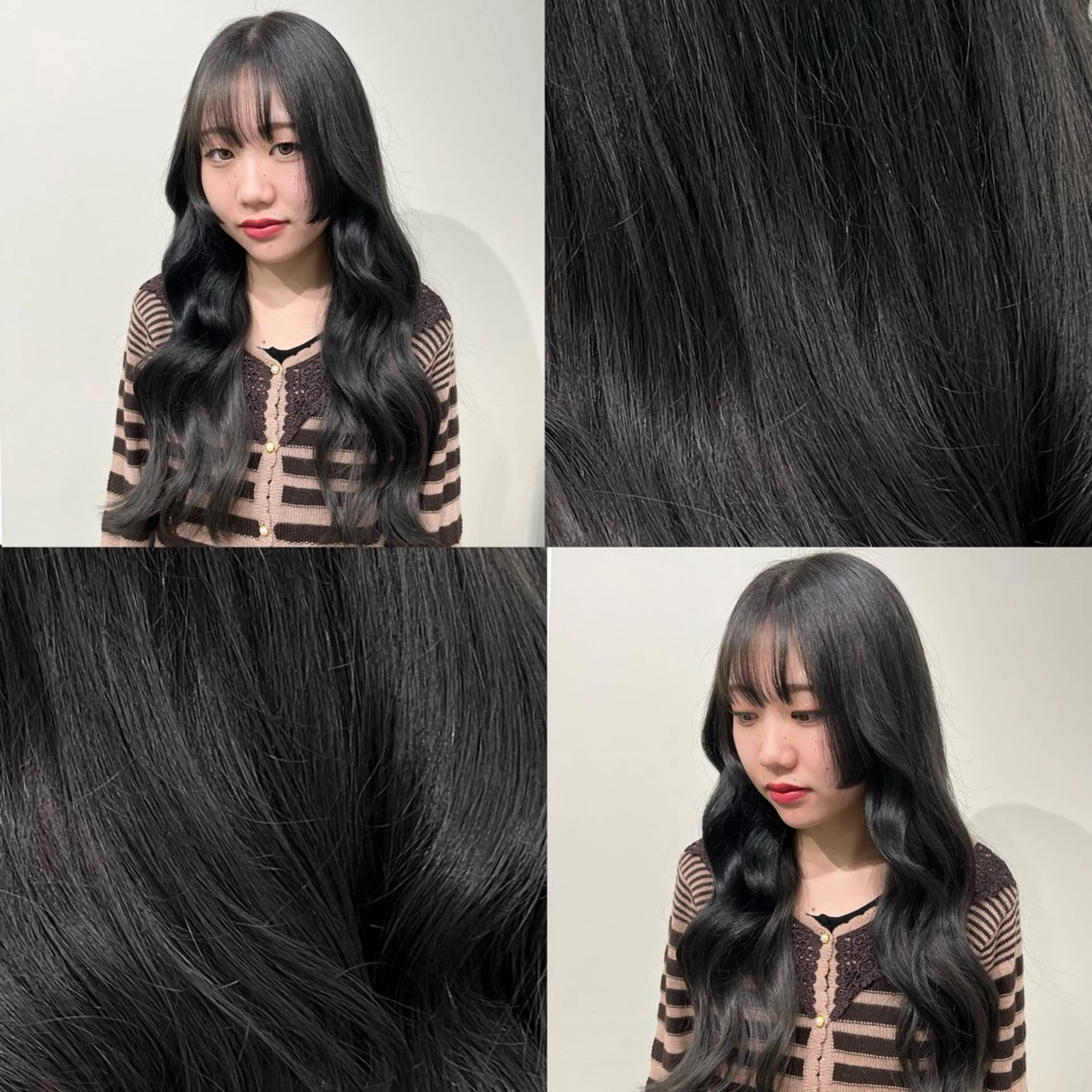 カラー ブリーチ 透明感カラー オリーブカラー オリーブグレー ⭐︎夏子⭐︎ モデル募集🌼のヘアスタイル