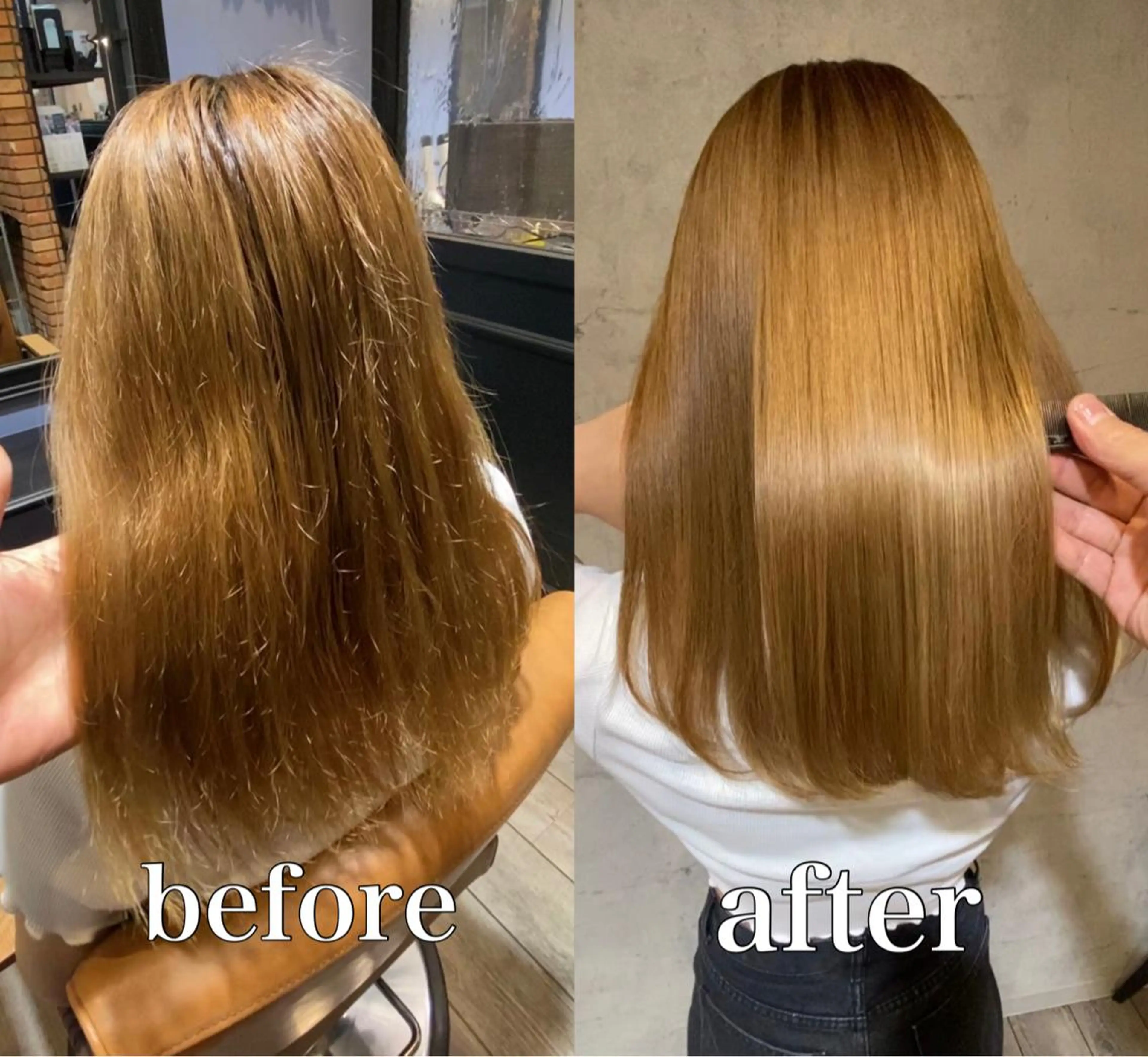 セミロング 髪質改善 髪質改善/縮毛矯正 /naokiのヘアスタイル