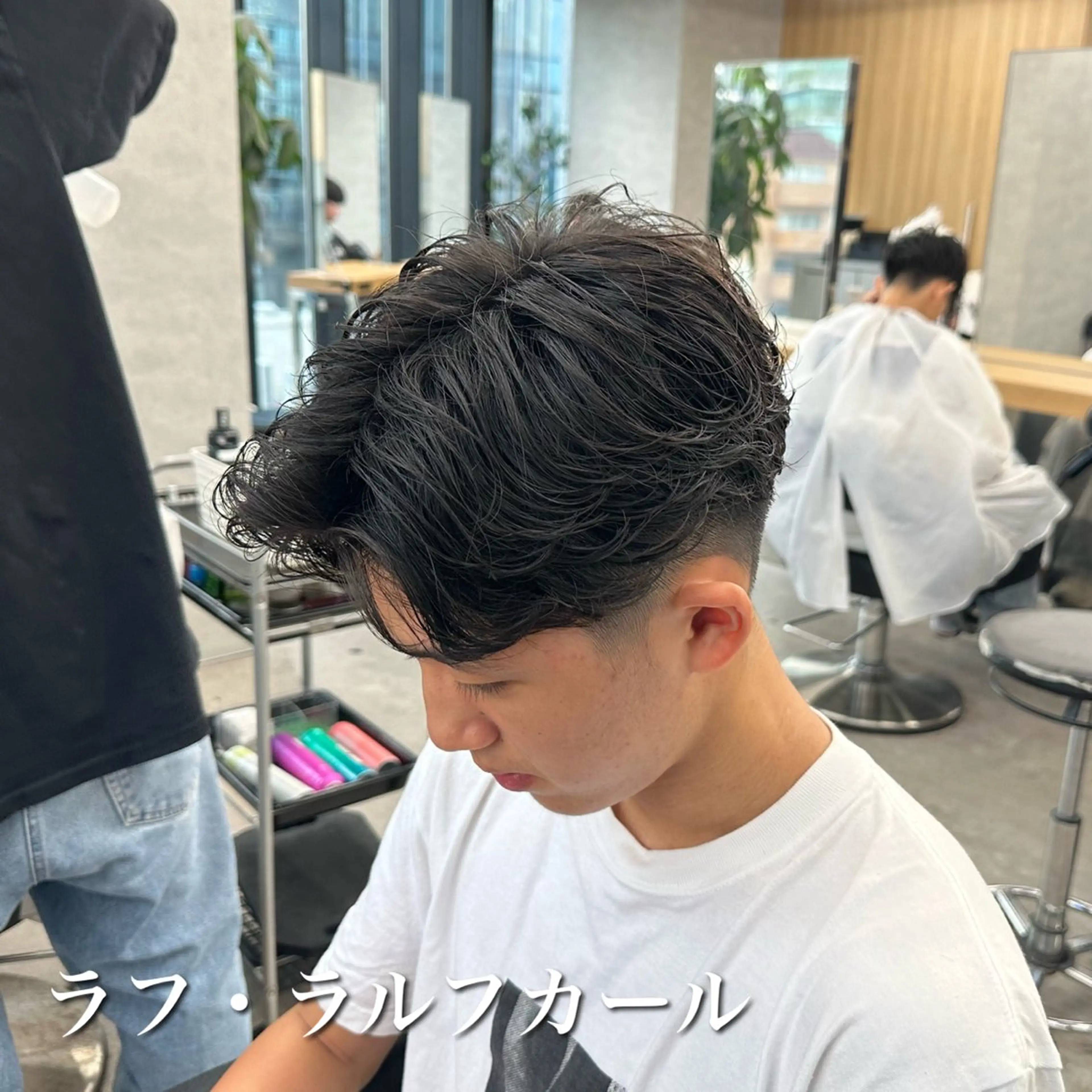 ショート パーマ メンズ カット パーマ 【メンズ特化】 サエキカズマのヘアスタイル