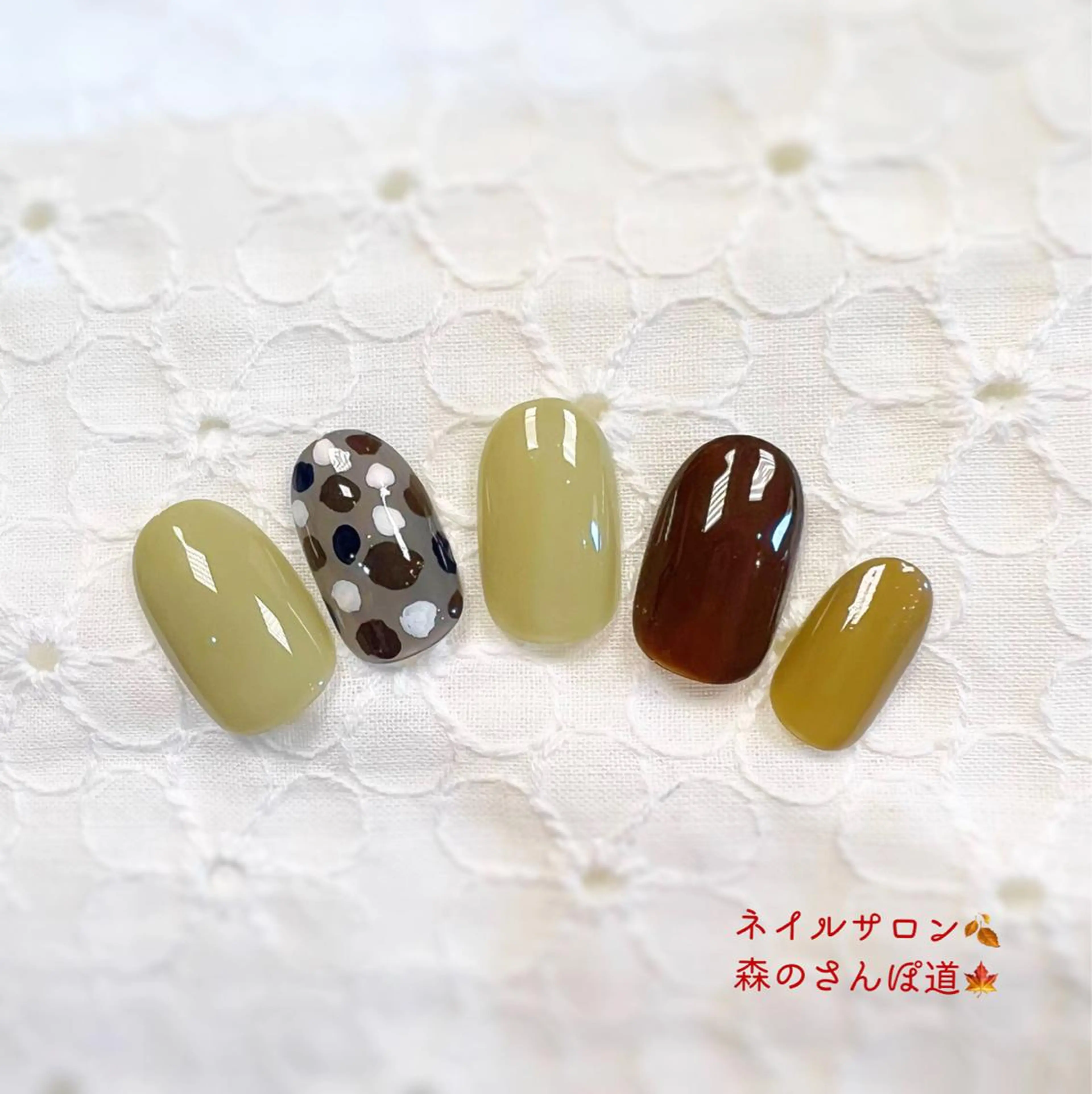 ネイル ハンドネイル 森のさんぽ道所属・ショートネイル 森のさんぽ道のネイルデザイン