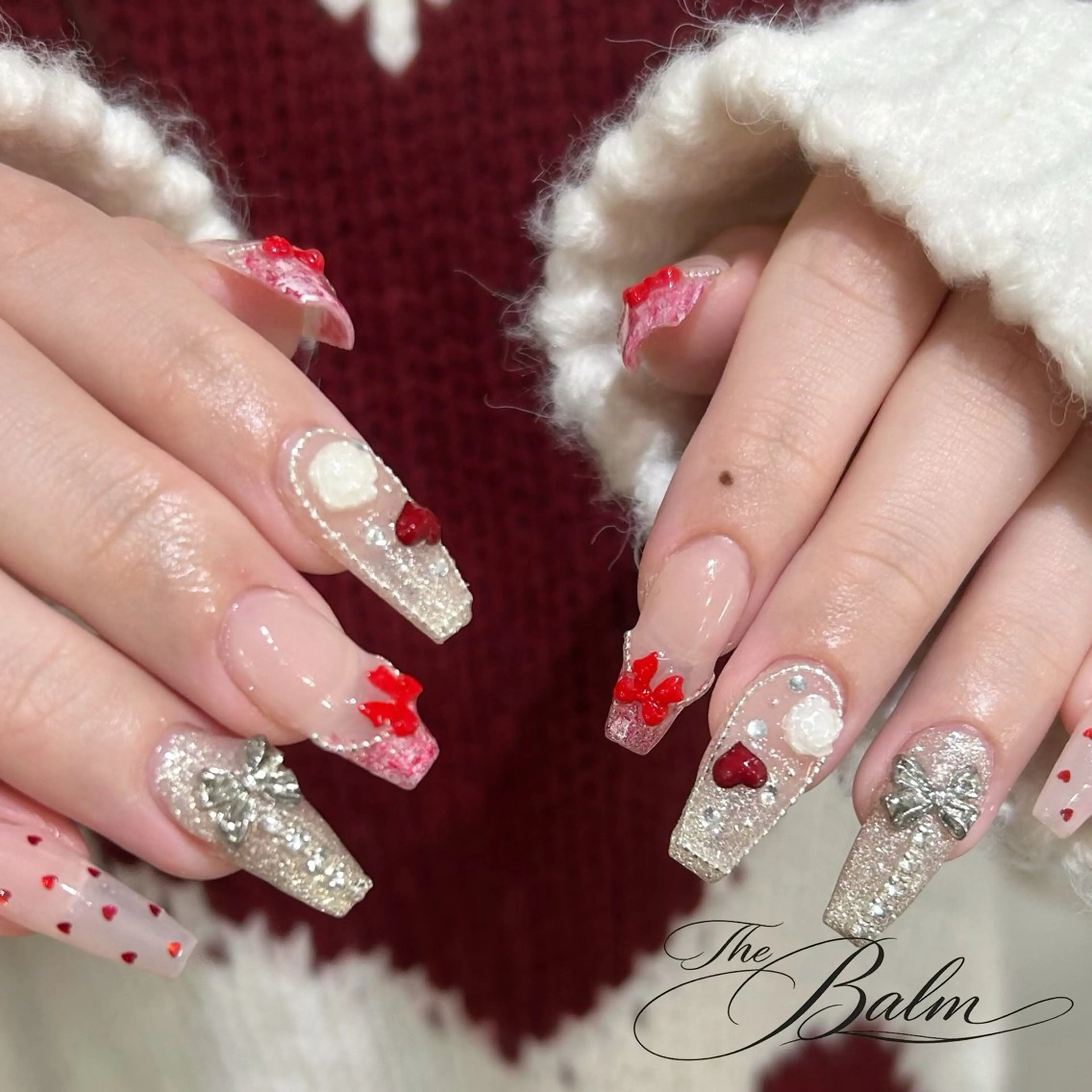 ネイル ハンドネイル THE BALM🤍 金宮のネイルデザイン