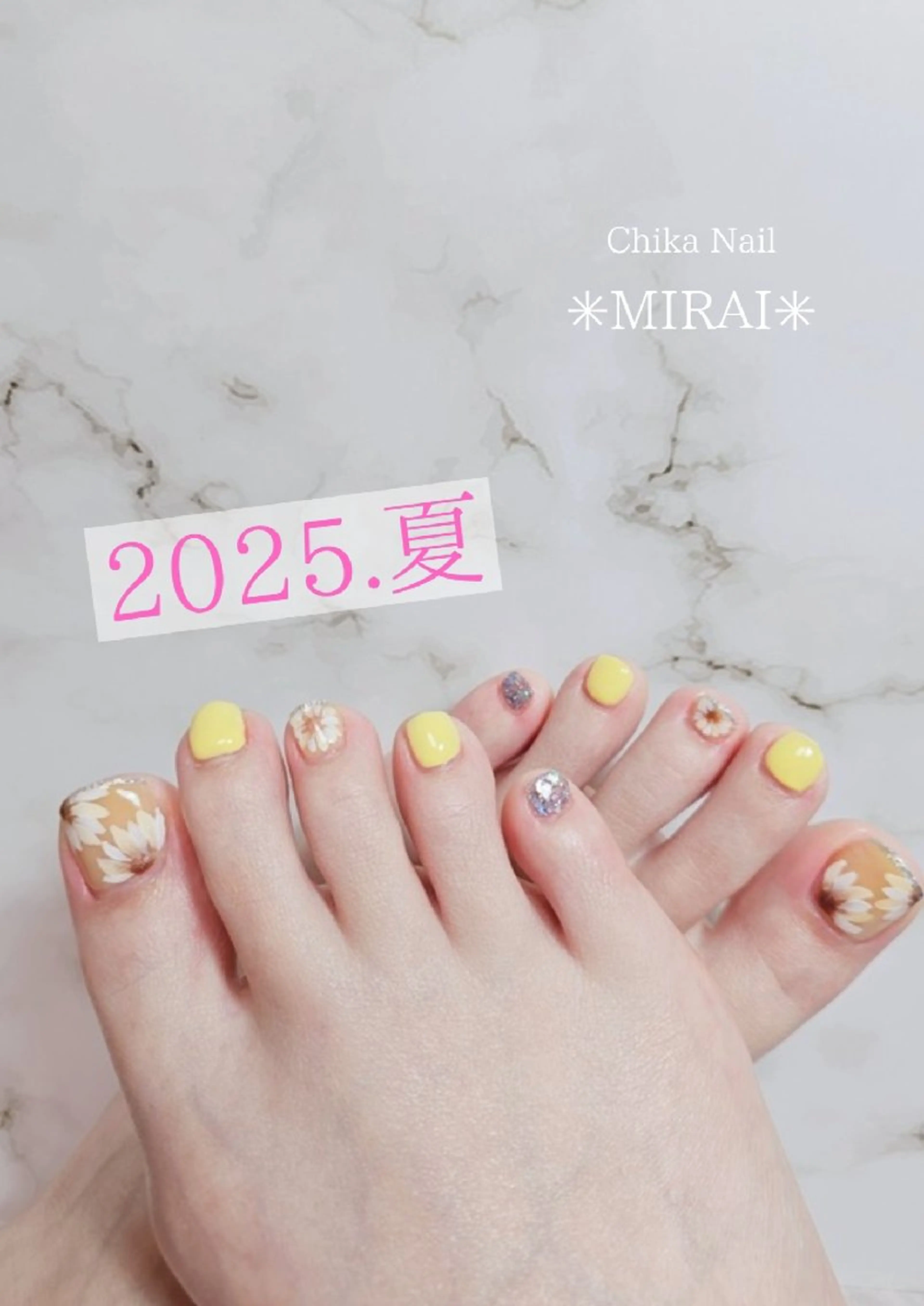 ネイル フットネイル Chika  Nail MIRAIのネイルデザイン